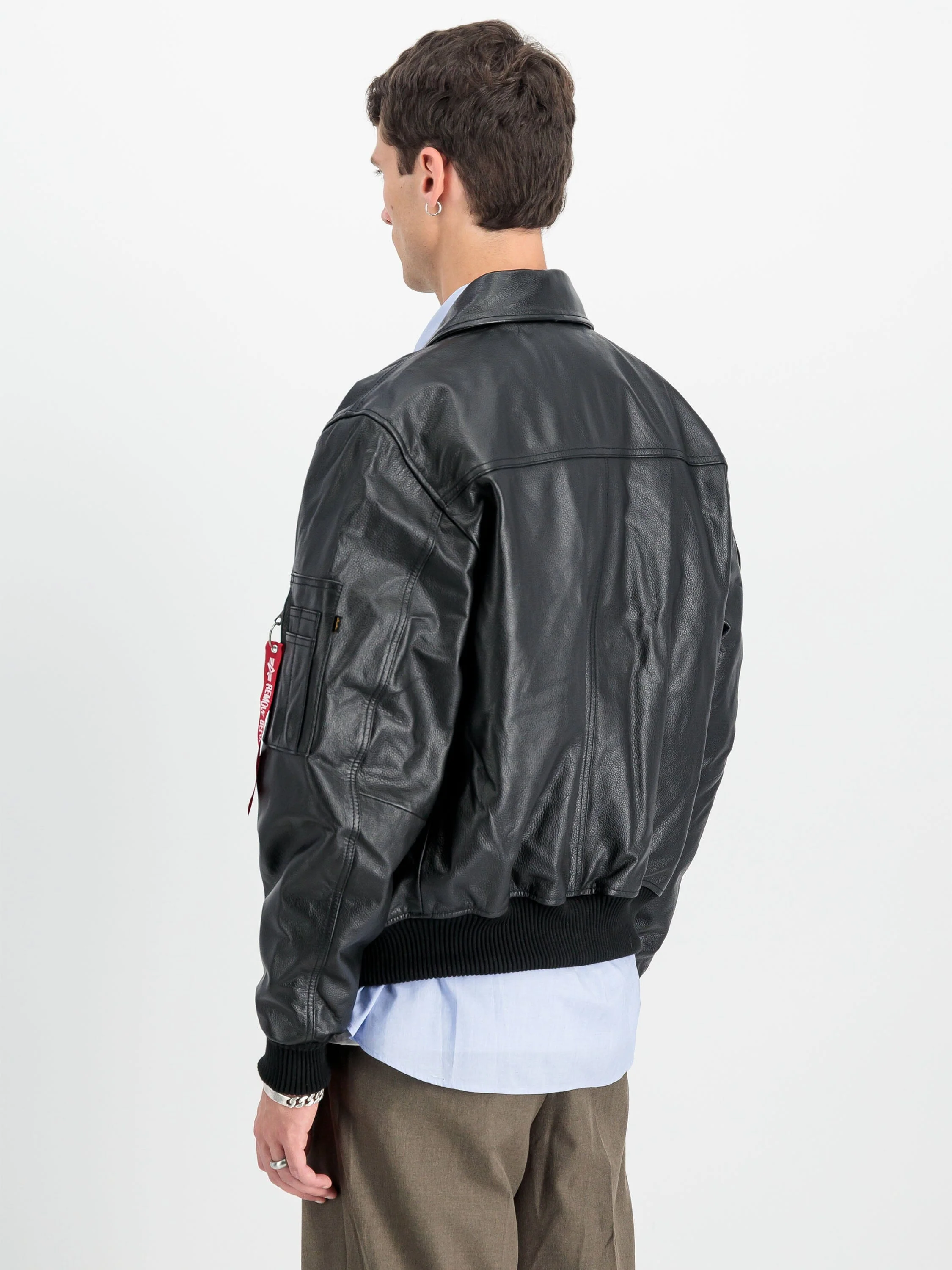 CWU 45/P LEATHER BOMBER JACKET (HERITAGE) - Image 4