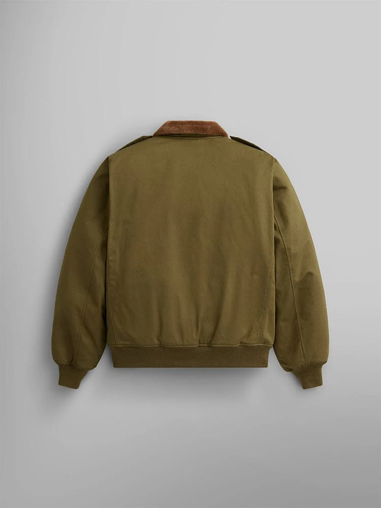1940S B-10 BOMBER JACKET (OLIVE) - Image 7