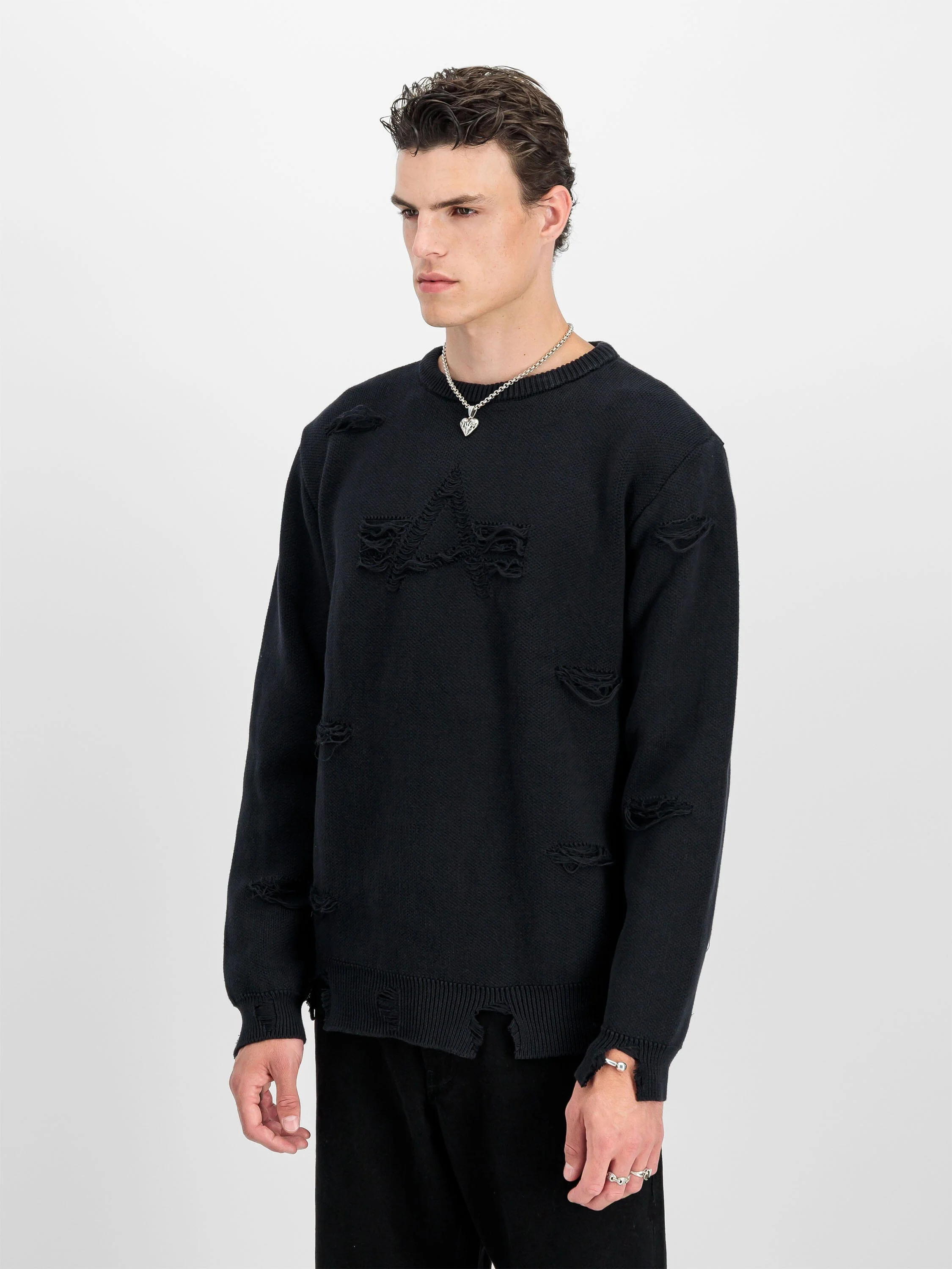 DISTRESSED LOGO PULLOVER - Image 2