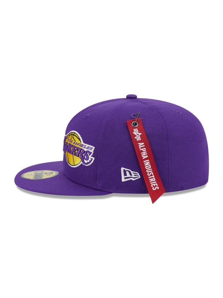 LOS ANGELES LAKERS X ALPHA X NEW ERA 59FIFTY FITTED CAP - Image 4