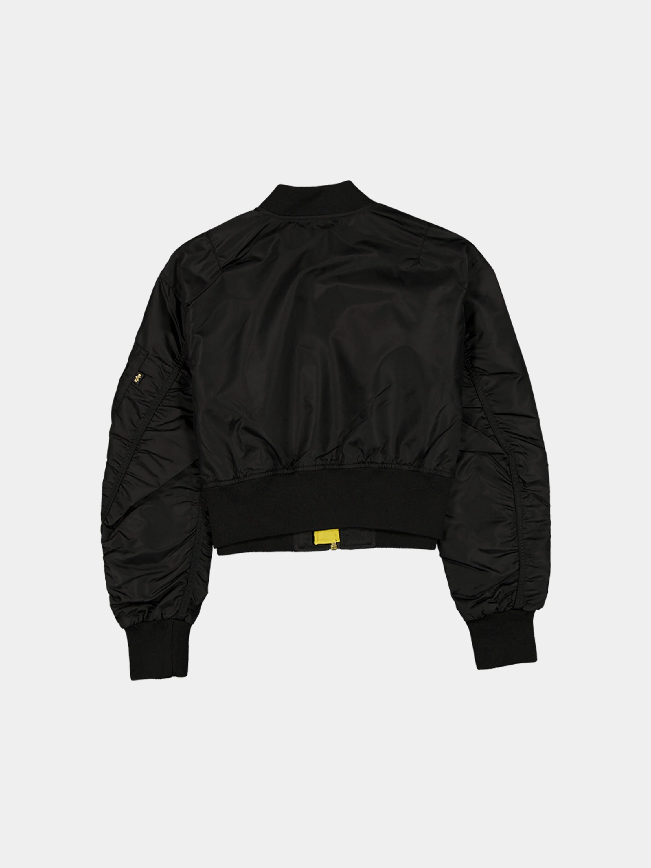 LOS ANGELES LAKERS X ALPHA X NEW ERA L-2B CROPPED BOMBER JACKET WOMENS - Image 2
