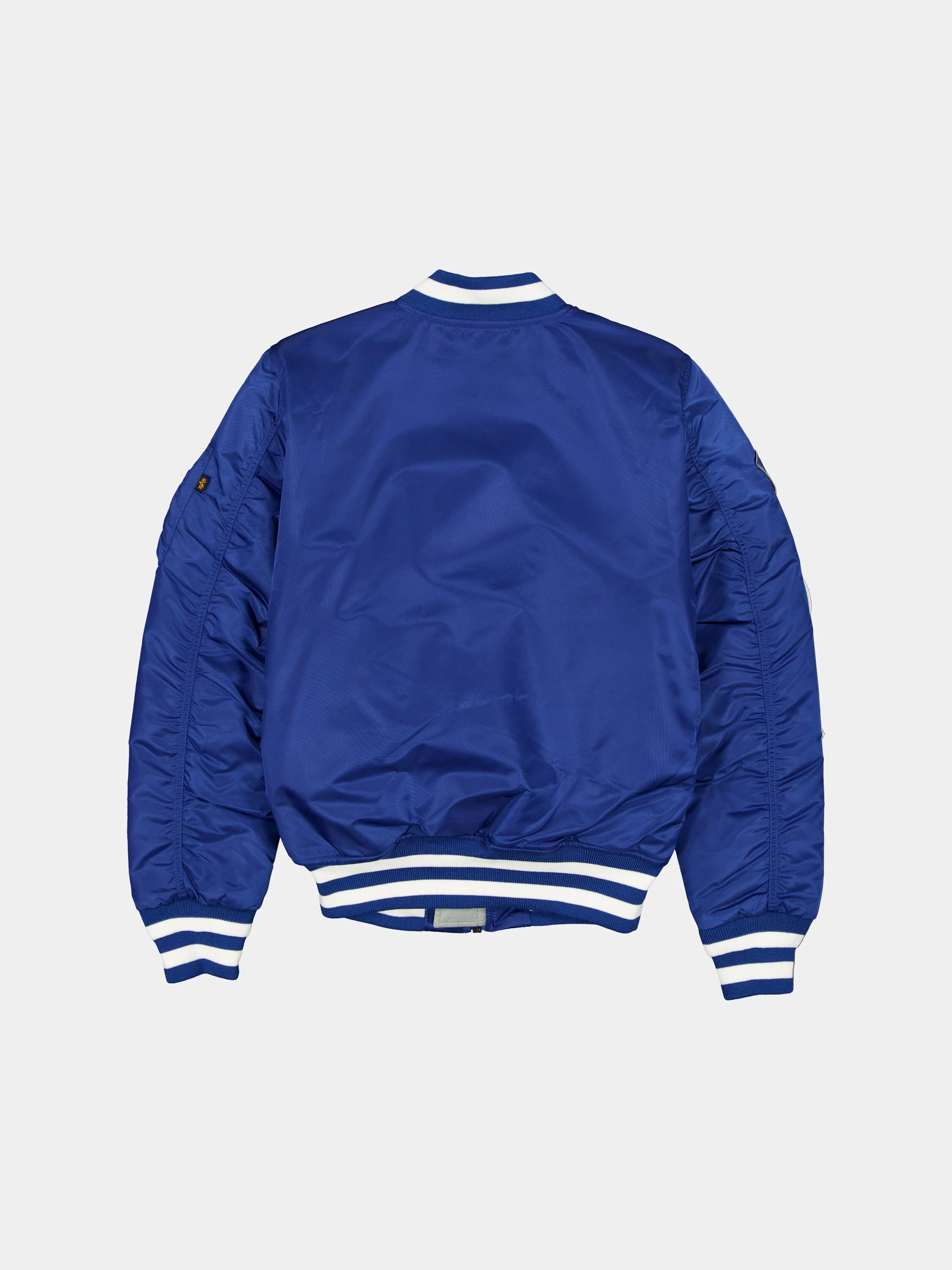 LOS ANGELES DODGERS X ALPHA X NEW ERA MA-1 BOMBER JACKET (BLUE) - Image 2