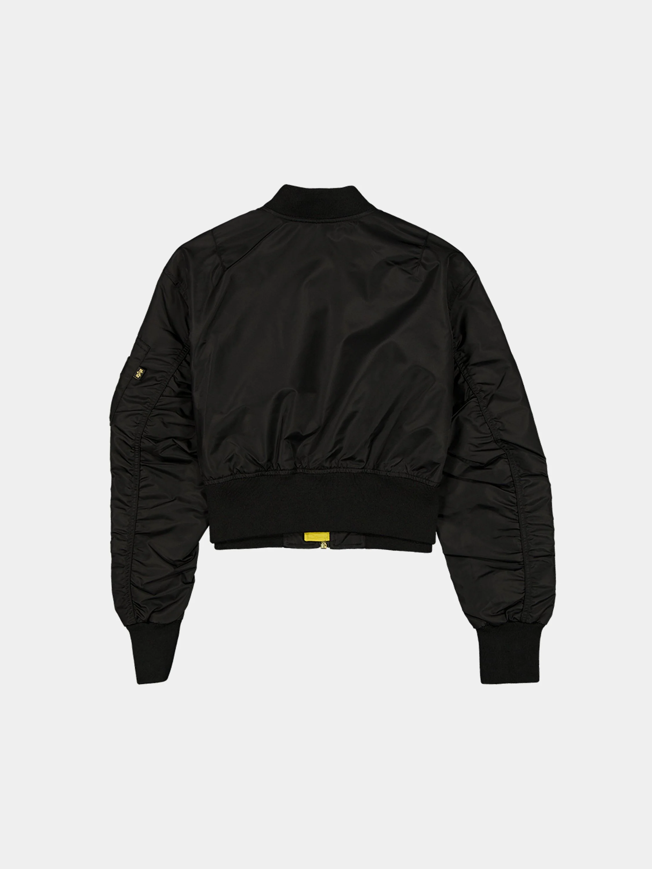 NEW YORK KNICKS X ALPHA X NEW ERA L-2B CROPPED BOMBER JACKET WOMENS - Image 2