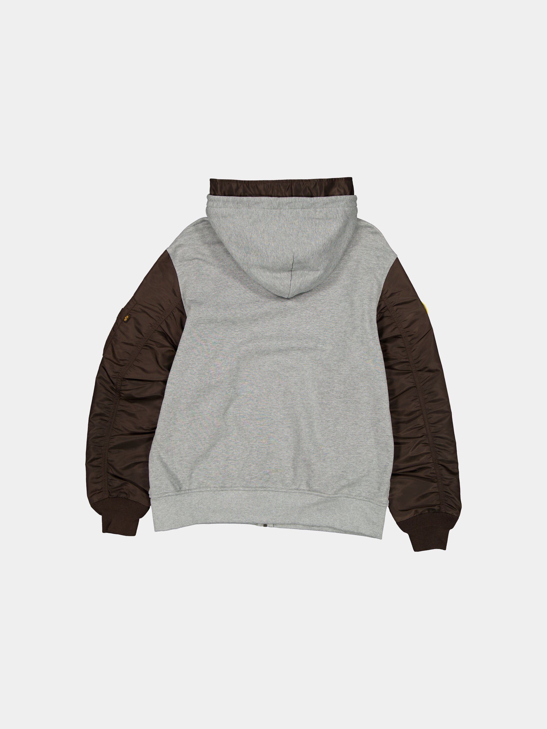 SAN DIEGO PADRES X ALPHA X NEW ERA MA-1 ZIP UP HOODIE - Image 2