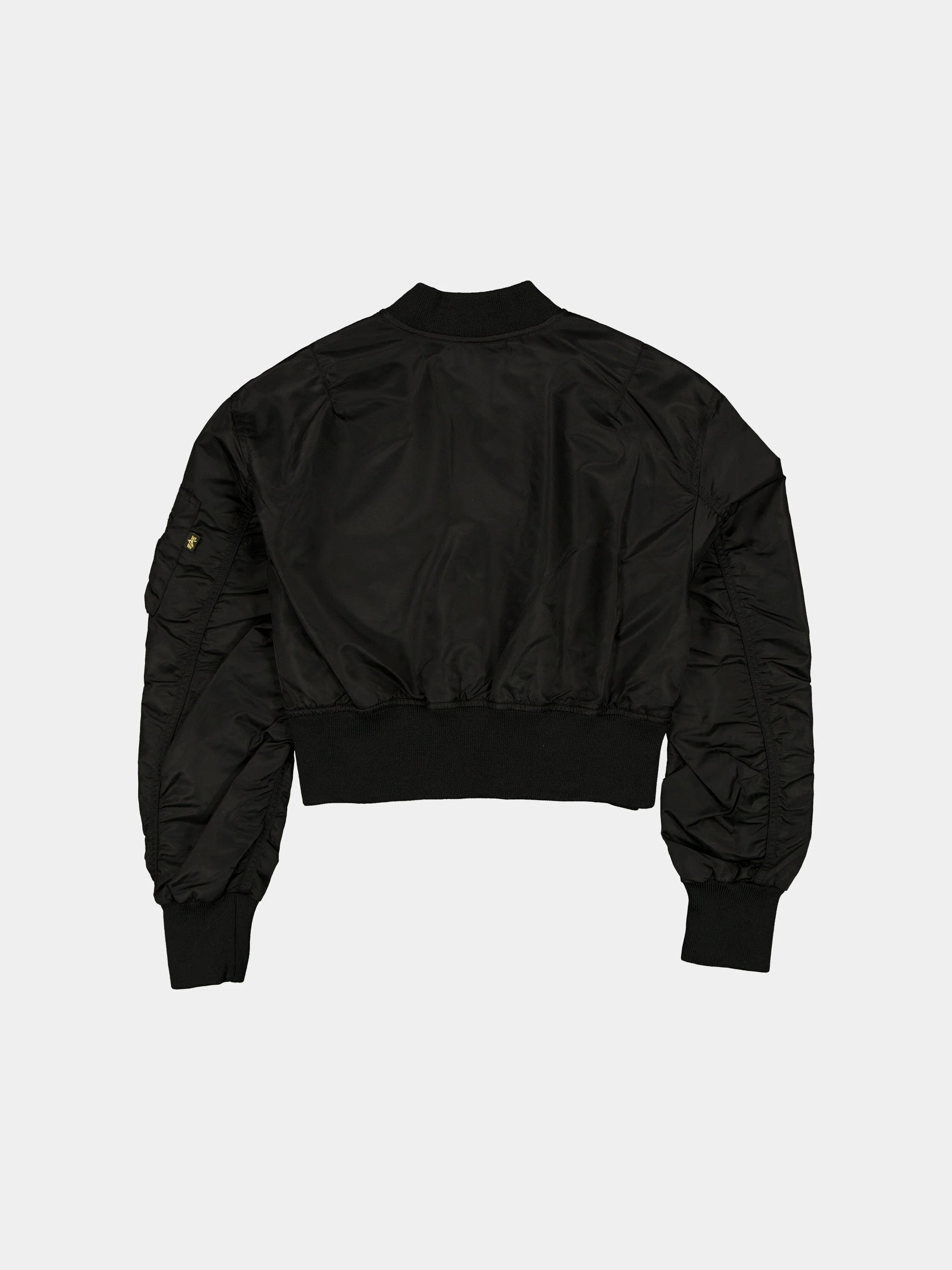 PITTSBURGH STEELERS X ALPHA X NEW ERA L-2B CROPPED BOMBER JACKET WOMENS - Image 2