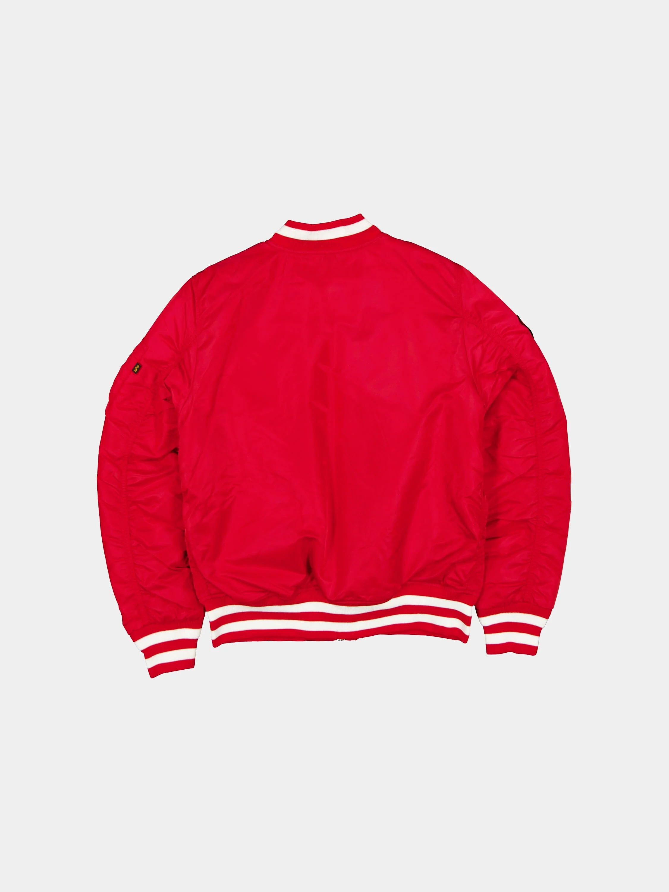 KANSAS CITY CHIEFS X ALPHA X NEW ERA MA-1 BOMBER JACKET - Image 2