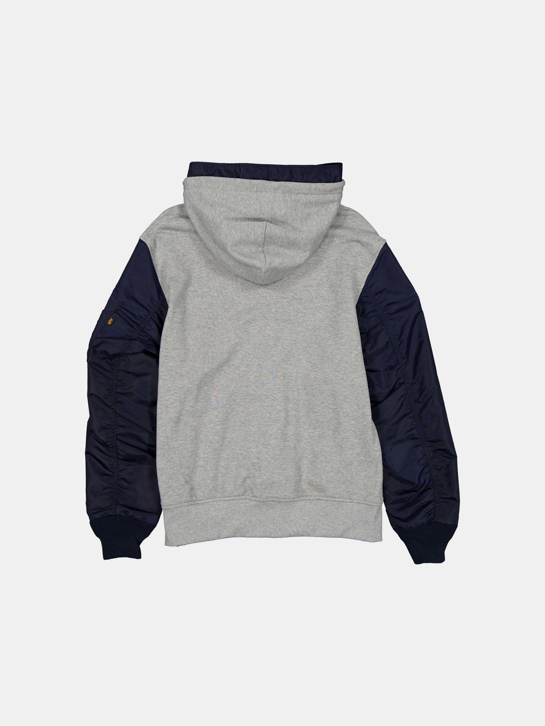 NEW ENGLAND PATRIOTS X ALPHA X NEW ERA MA-1 ZIP UP HOODIE - Image 2