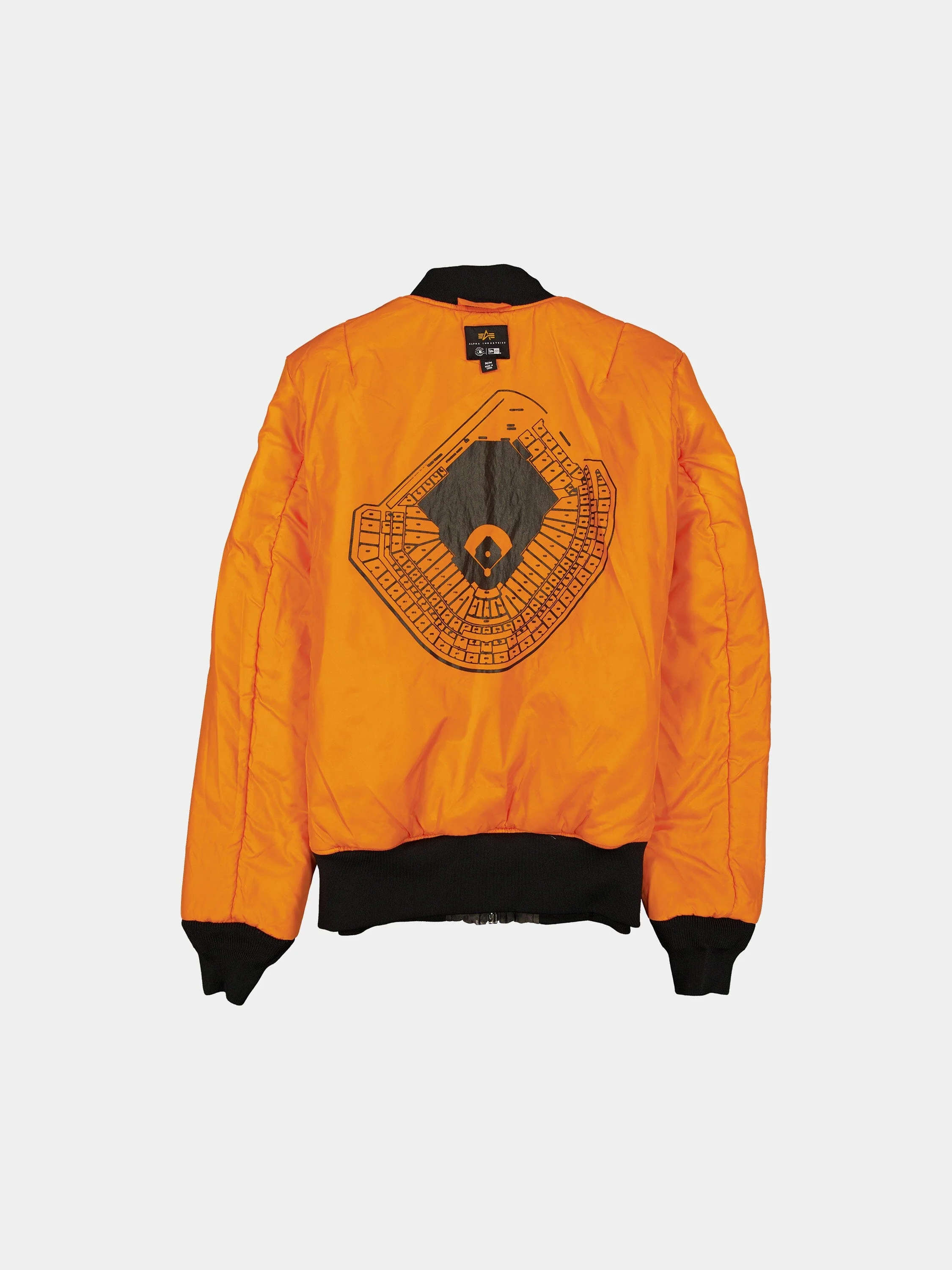 HOUSTON ASTROS X ALPHA X NEW ERA MA-1 BOMBER JACKET (BLACK CAMO) - Image 4