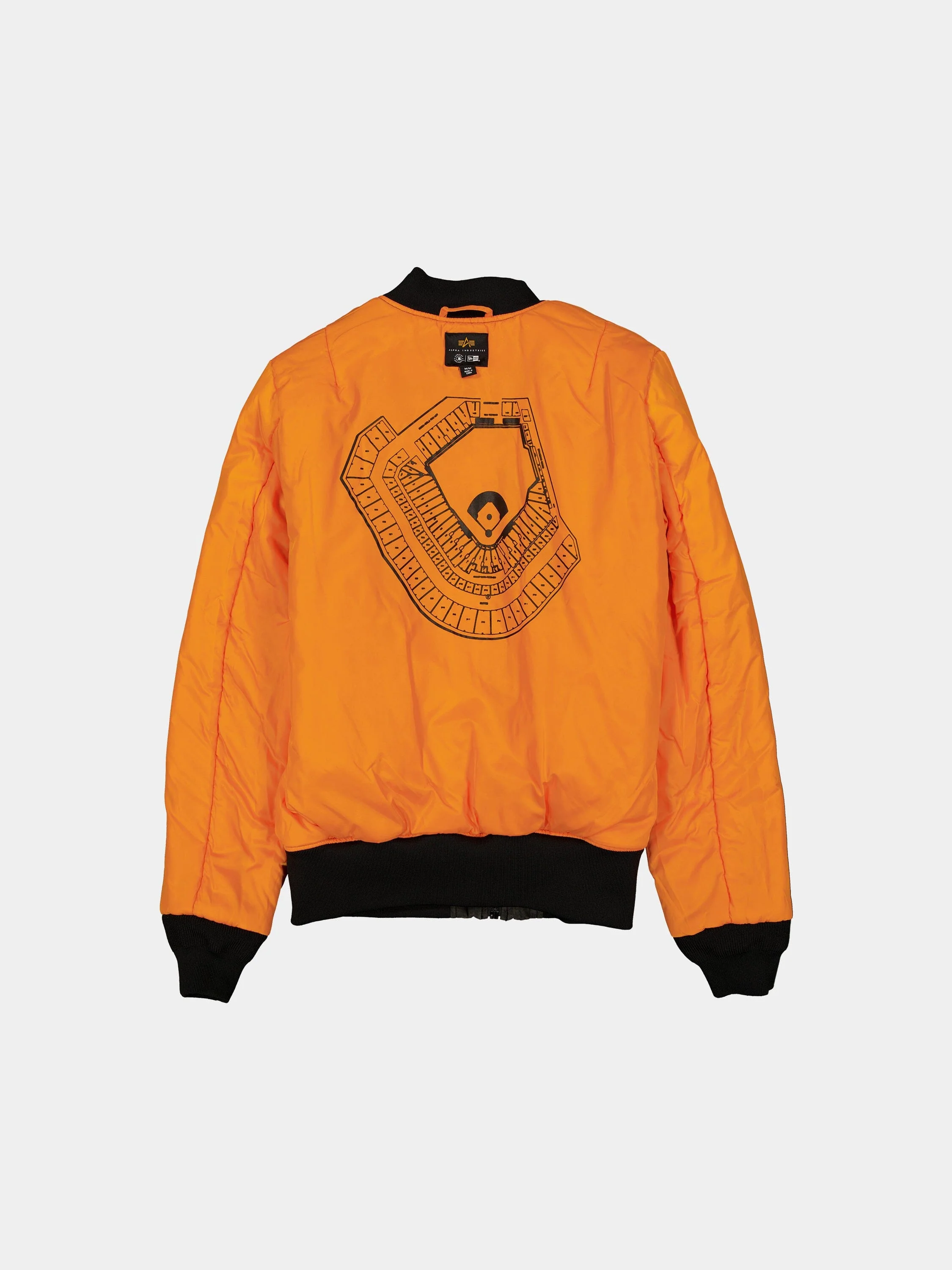 SAN FRANCISCO GIANTS X ALPHA X NEW ERA MA-1 BOMBER JACKET (BLACK CAMO) - Image 4