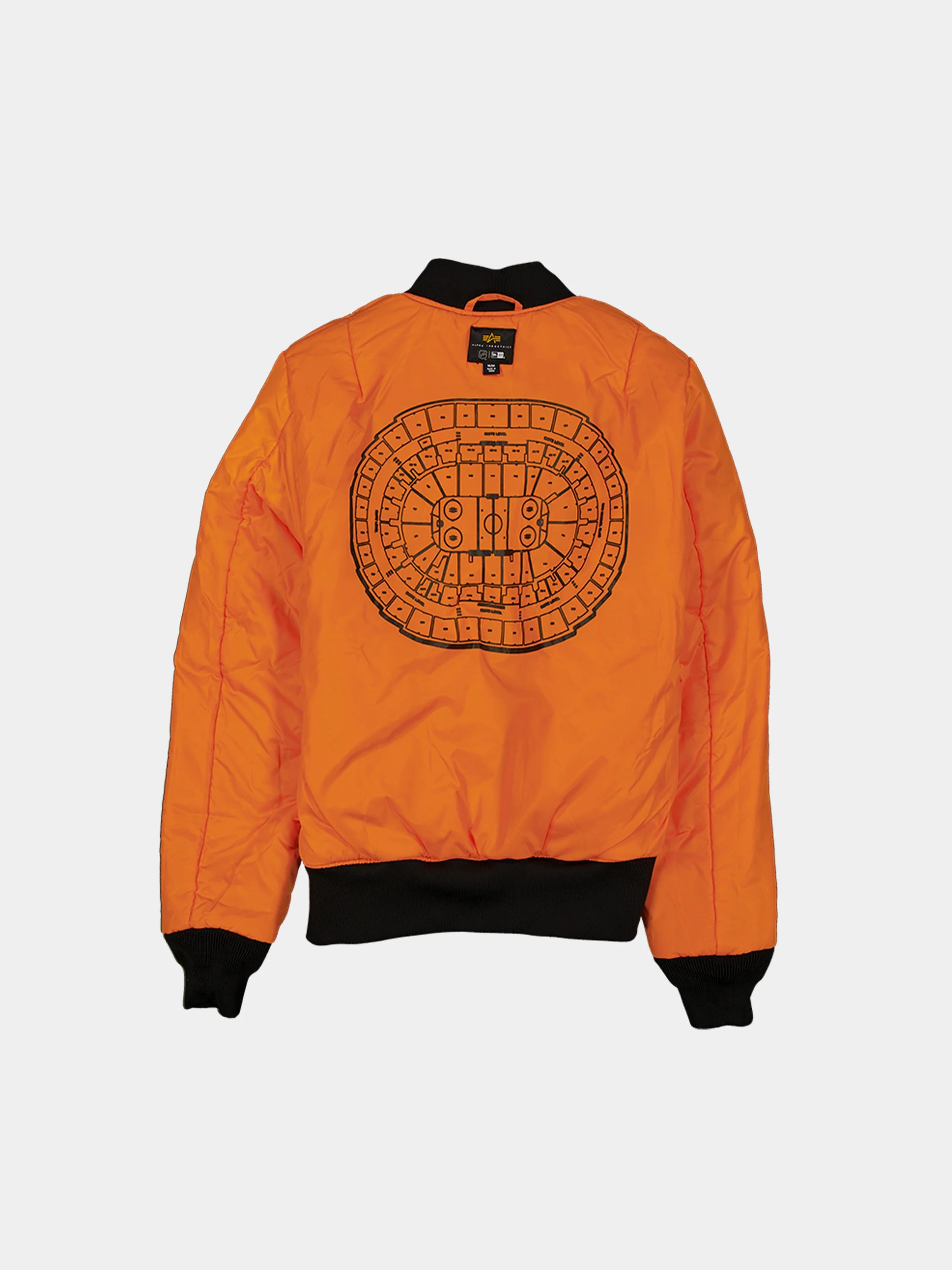 LOS ANGELES KINGS X ALPHA X NEW ERA MA-1 BOMBER JACKET (BLACK CAMO) - Image 4