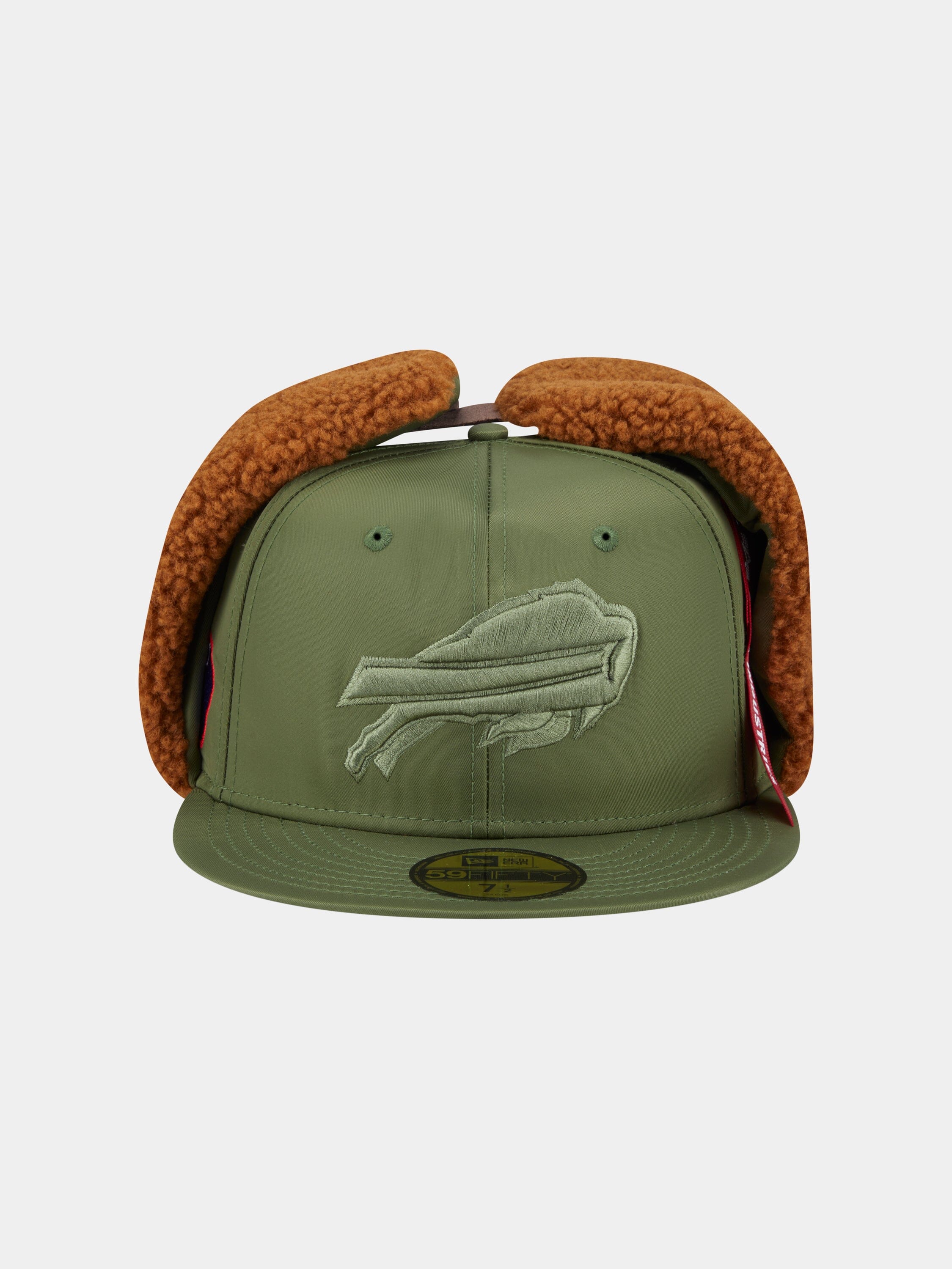 BUFFALO BILLS X ALPHA X NEW ERA 5950 DOG EAR CAP (GREEN) - Image 3