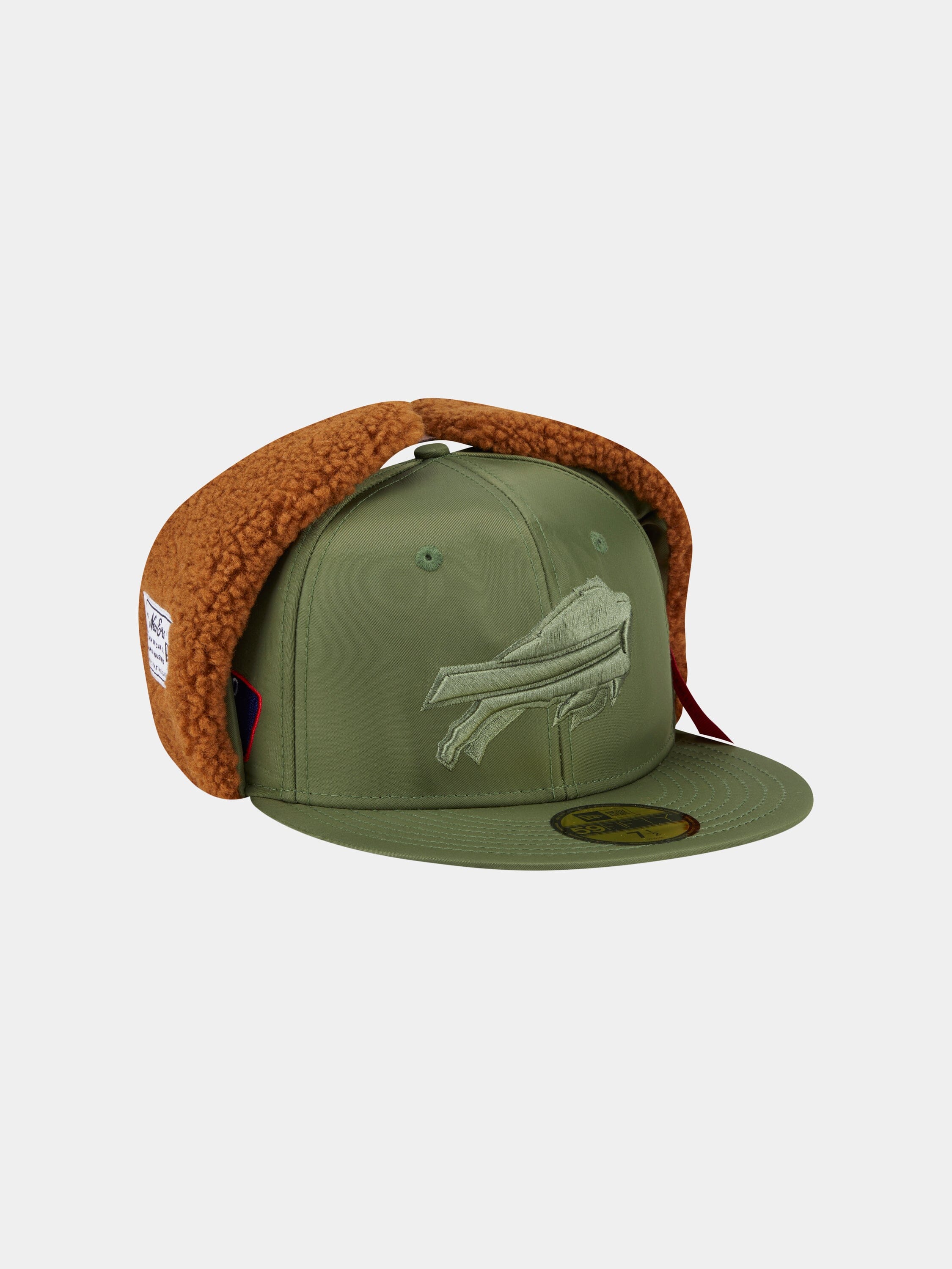 BUFFALO BILLS X ALPHA X NEW ERA 5950 DOG EAR CAP (GREEN) - Image 4