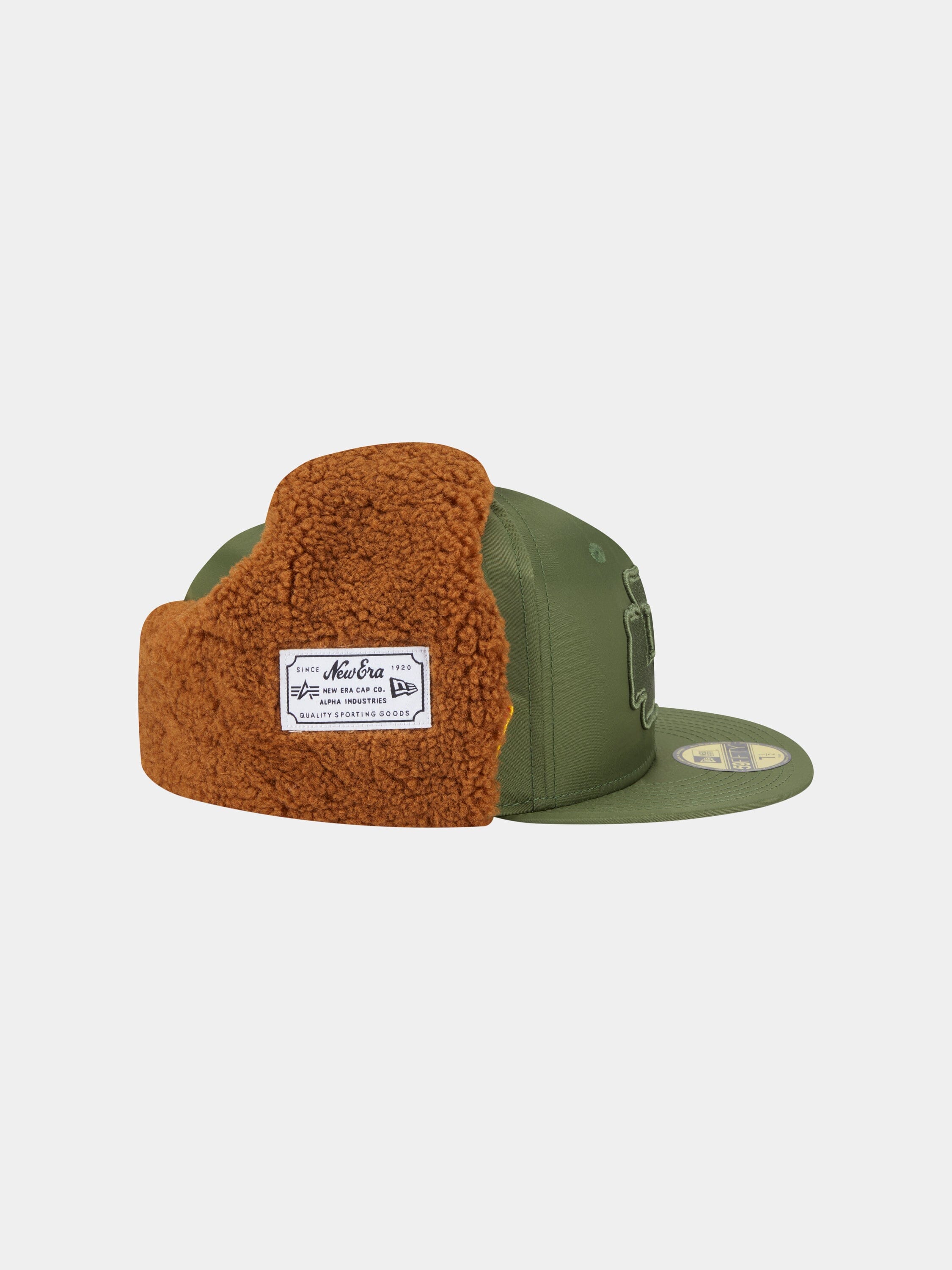 KANSAS CITY CHIEFS X ALPHA X NEW ERA 5950 DOG EAR CAP (GREEN) - Image 2