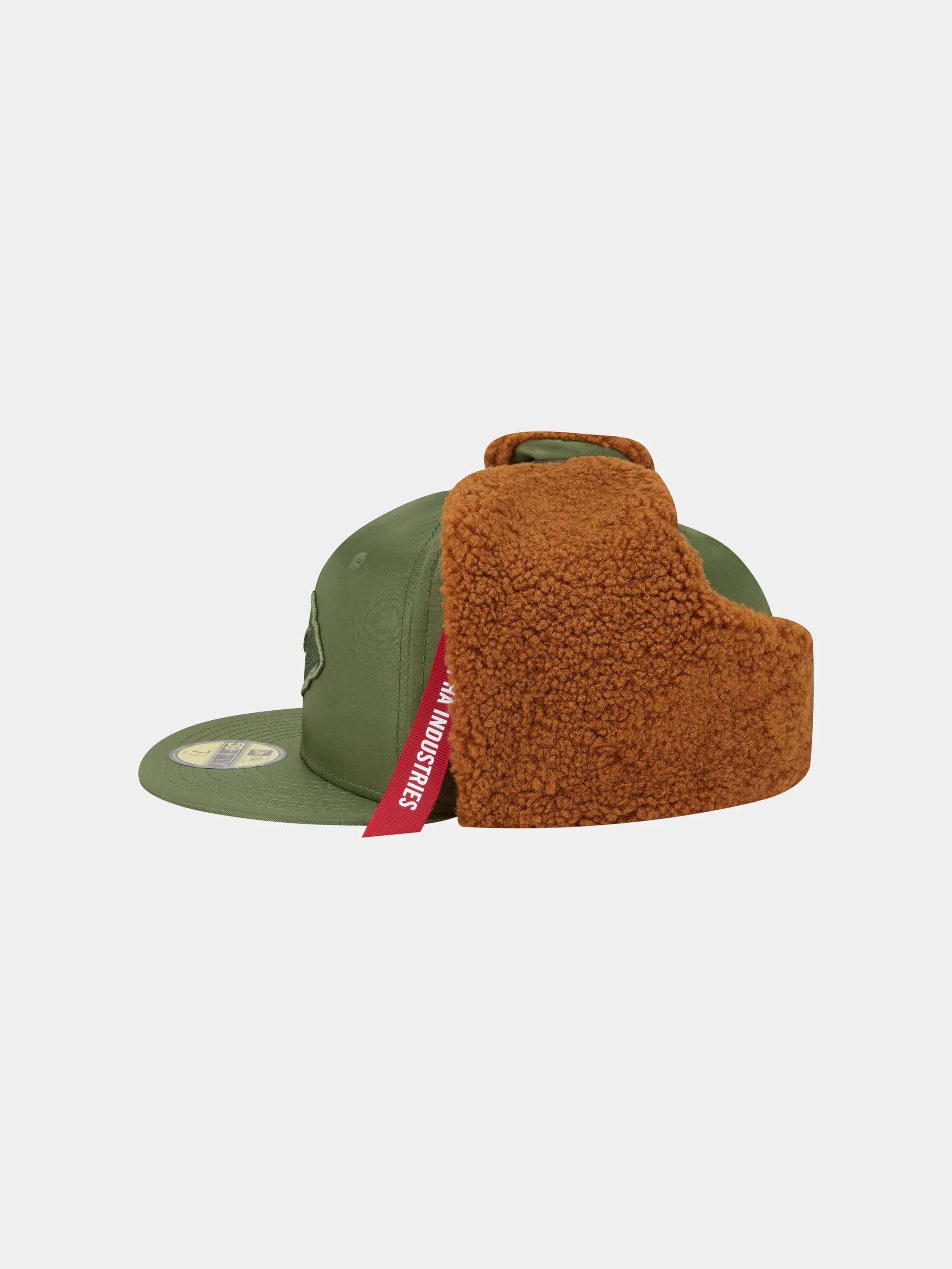 KANSAS CITY CHIEFS X ALPHA X NEW ERA 5950 DOG EAR CAP (GREEN) - Image 5
