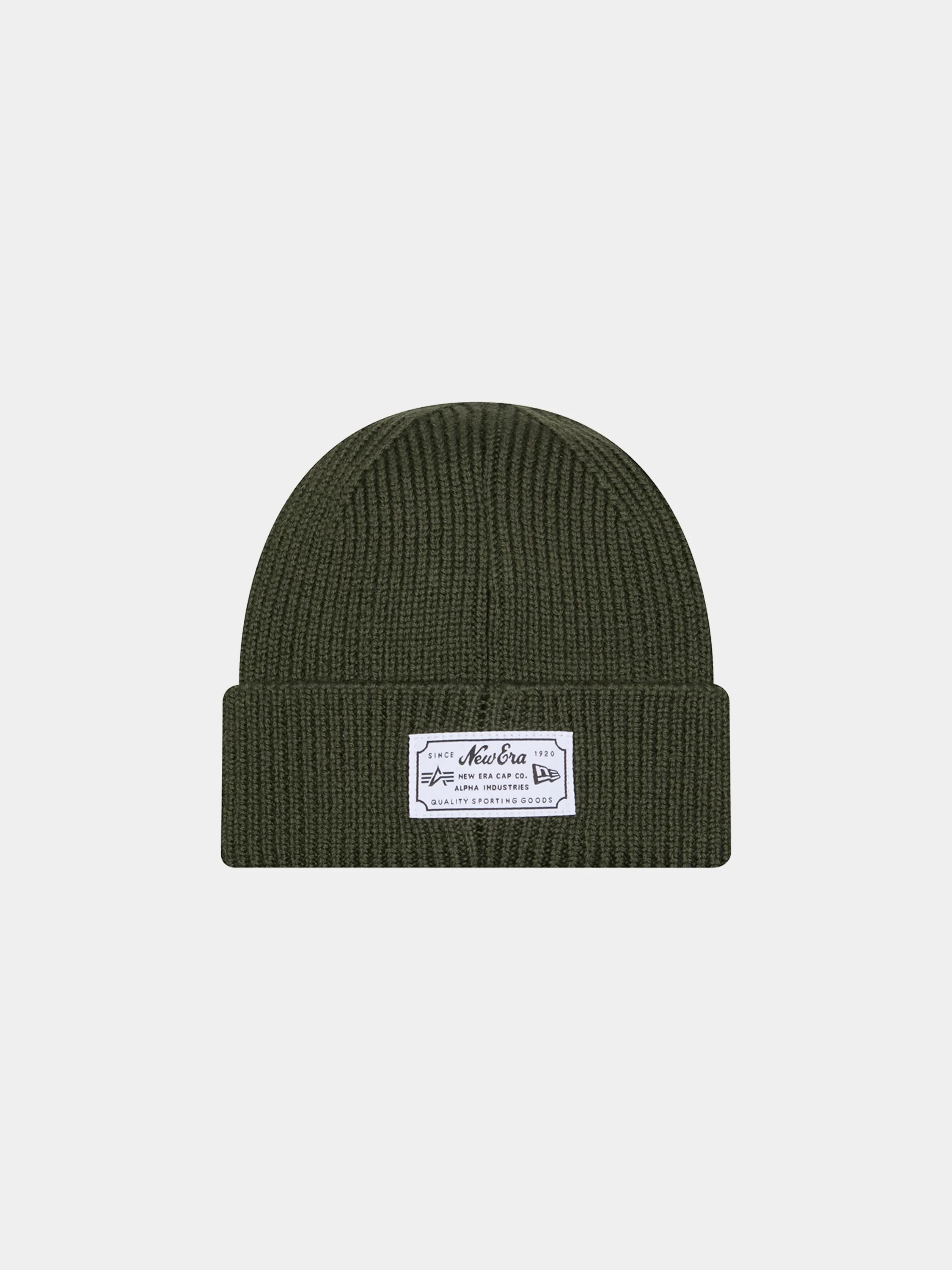 NEW YORK KNICKS X ALPHA X NEW ERA SHORT CUFF BEANIE - Image 2
