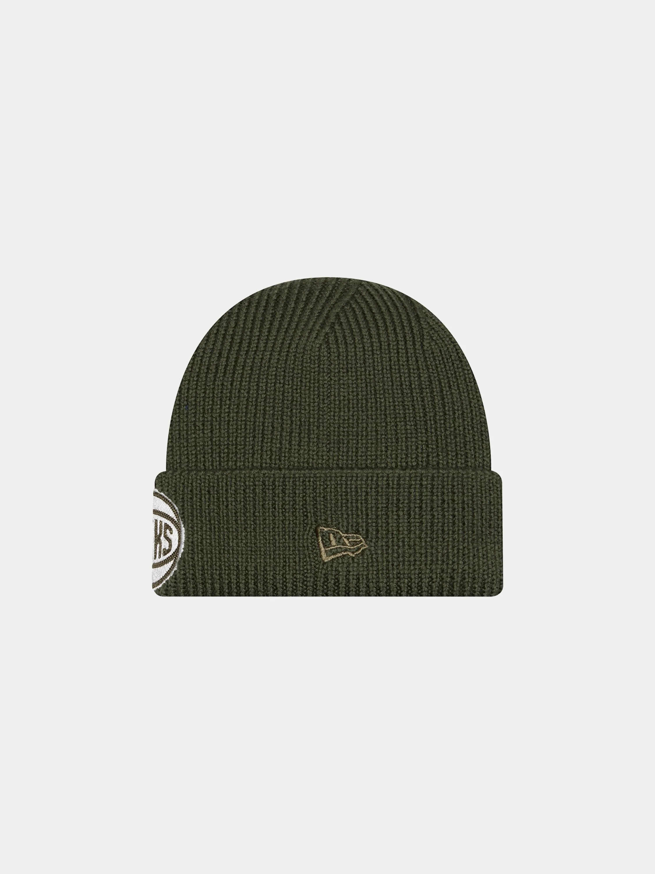 NEW YORK KNICKS X ALPHA X NEW ERA SHORT CUFF BEANIE - Image 3