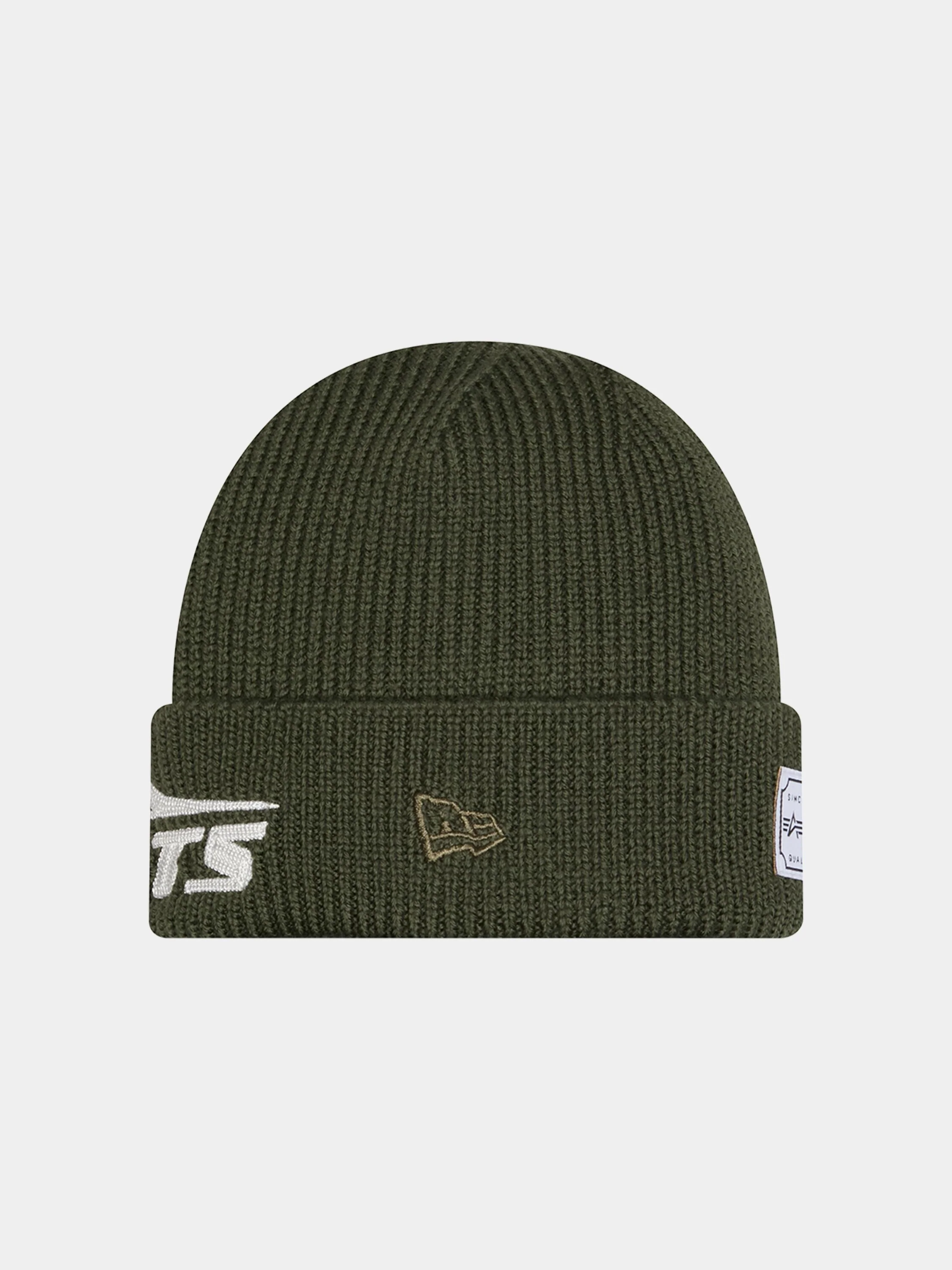 NEW YORK JETS X ALPHA X NEW ERA SHORT CUFF BEANIE - Image 3