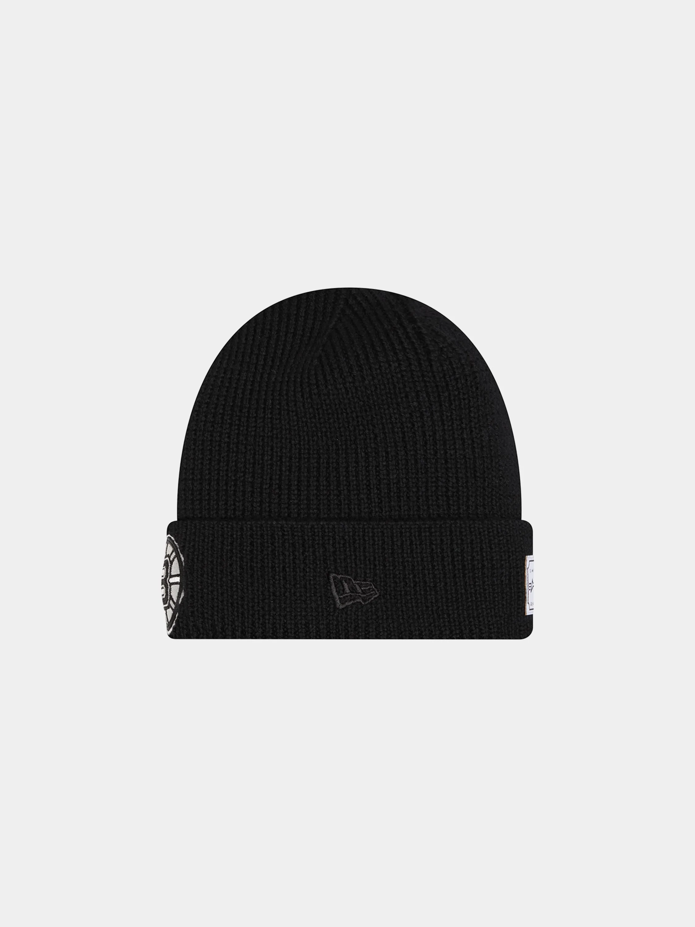 BOSTON BRUINS X ALPHA X NEW ERA SHORT CUFF BEANIE - Image 3