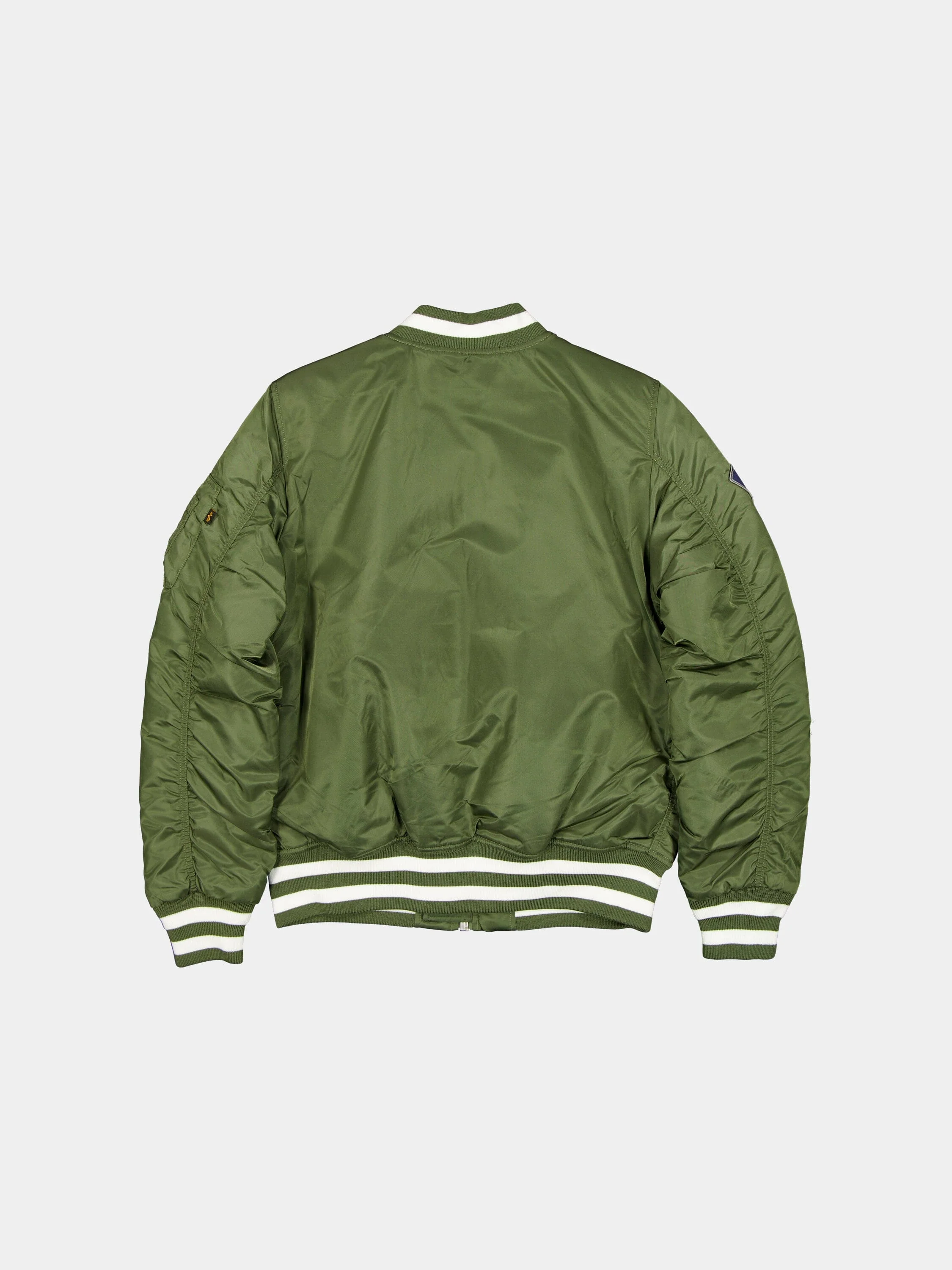 NEW YORK YANKEES X ALPHA X NEW ERA MA-1 BOMBER JACKET (OLIVE) - Image 2