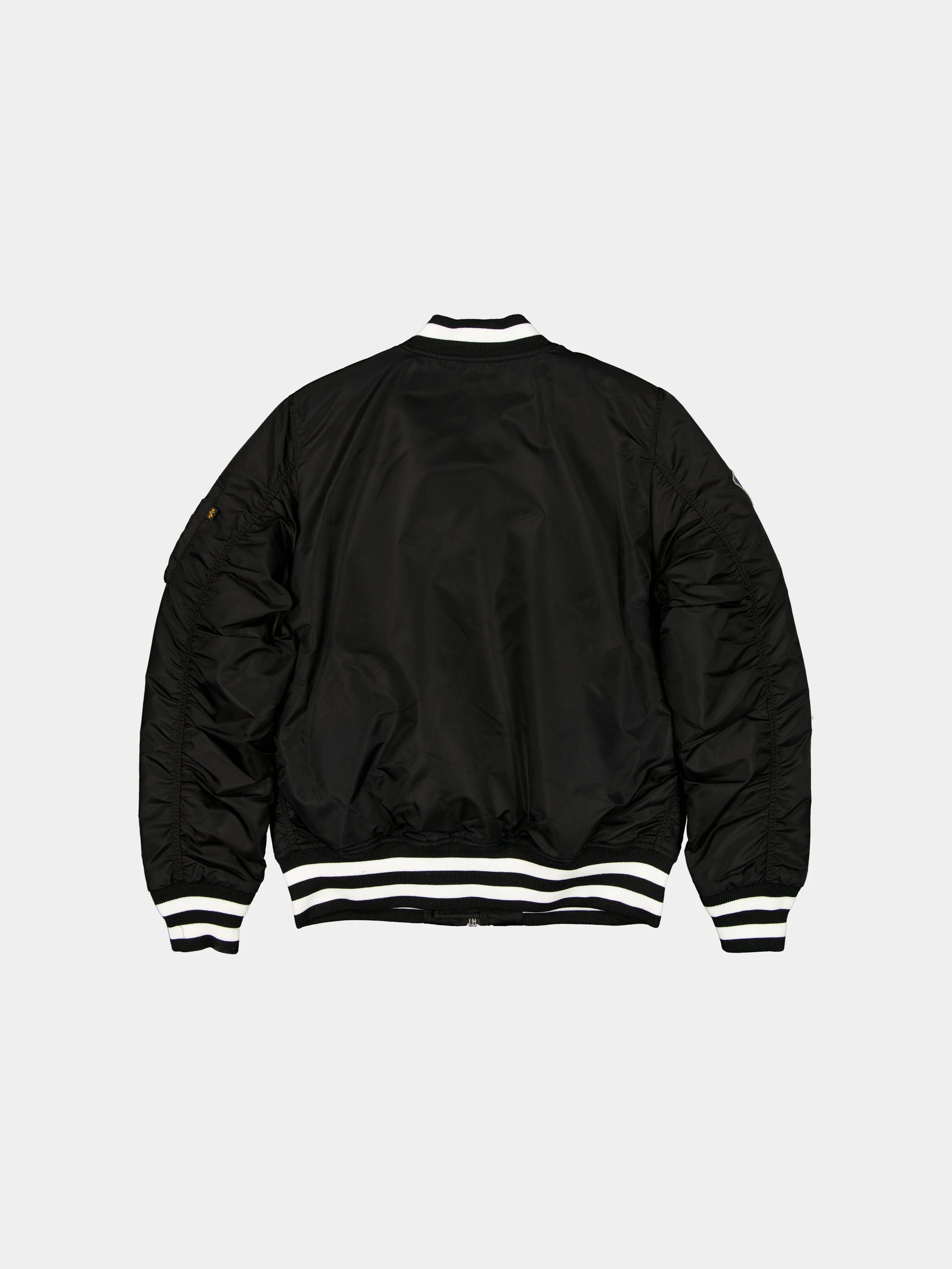NEW YORK YANKEES X ALPHA X NEW ERA MA-1 BOMBER JACKET (BLACK) - Image 2
