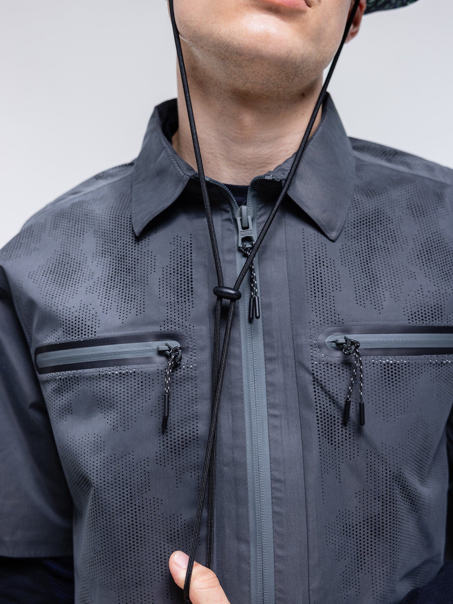 LONG SLEEVE LASER CUT SHIRT - Image 2