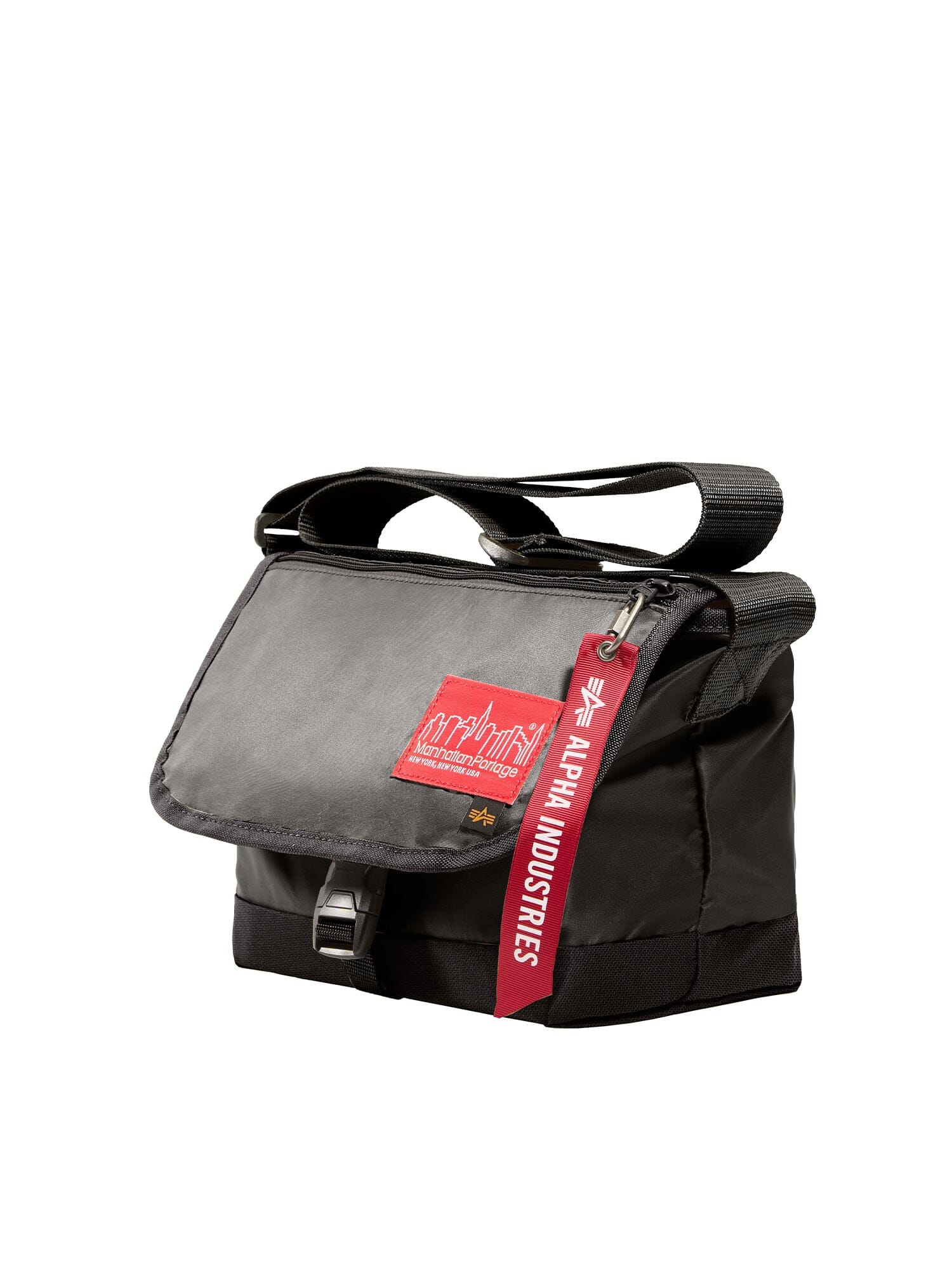 ALPHA X MANHATTAN PORTAGE NYLON MESSENGER BAG SM - Image 3
