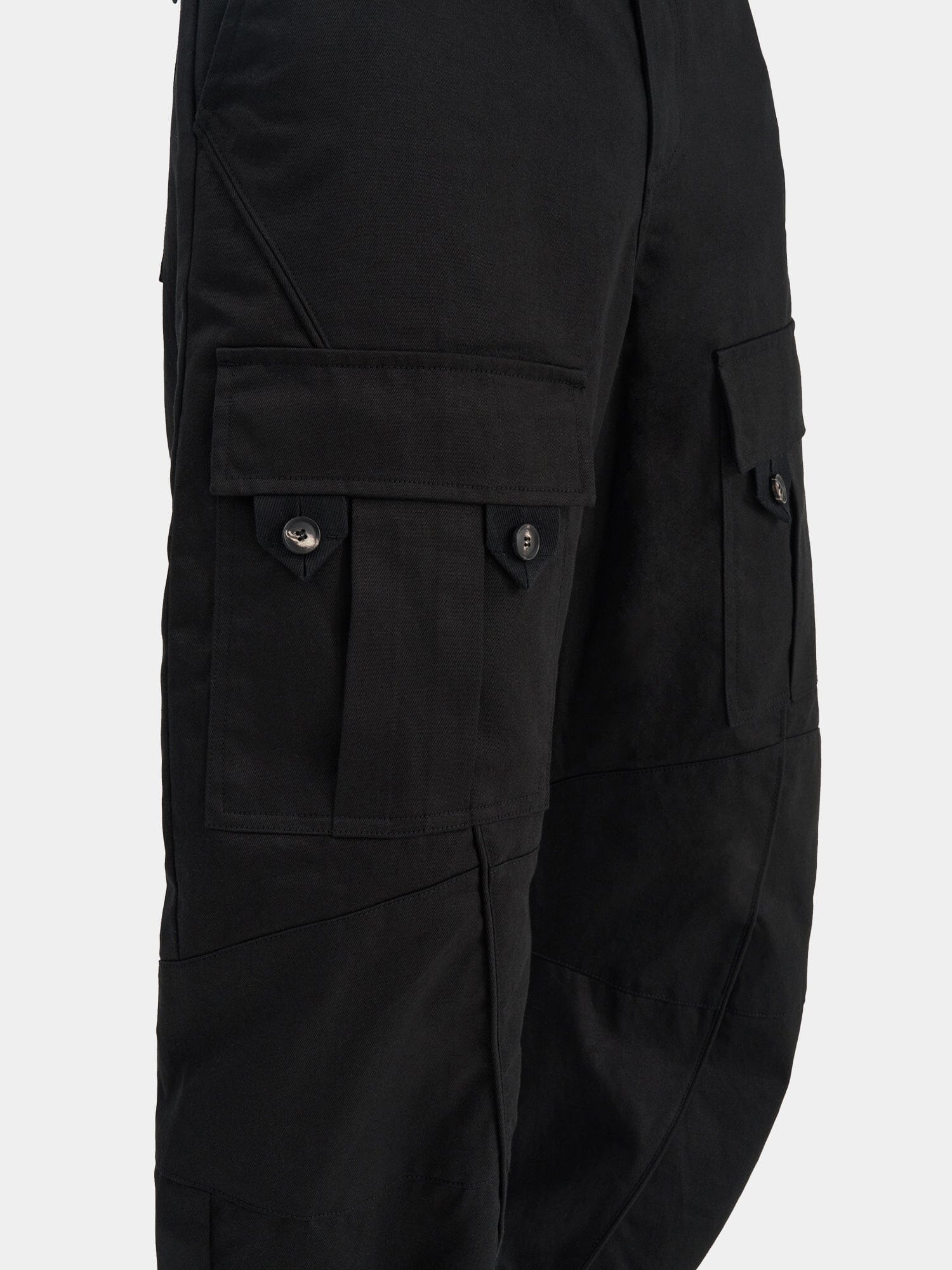 JIYONGKIM X ALPHA CURVED MULTI-POCKET TROUSERS - Image 16