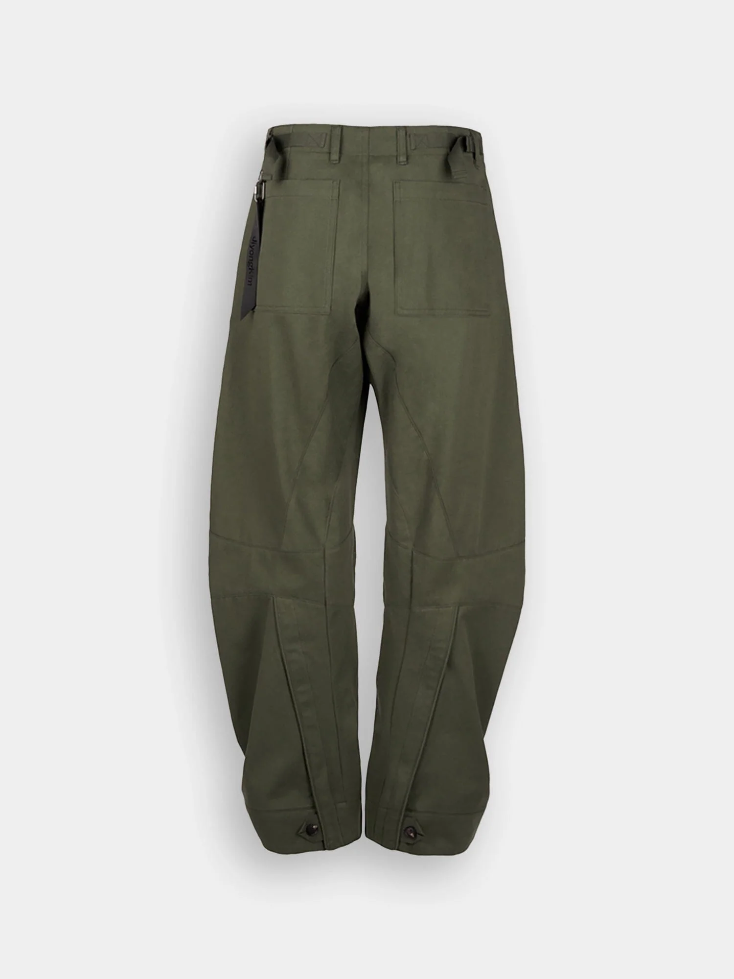 JIYONGKIM X ALPHA CURVED MULTI-POCKET TROUSERS - Image 3