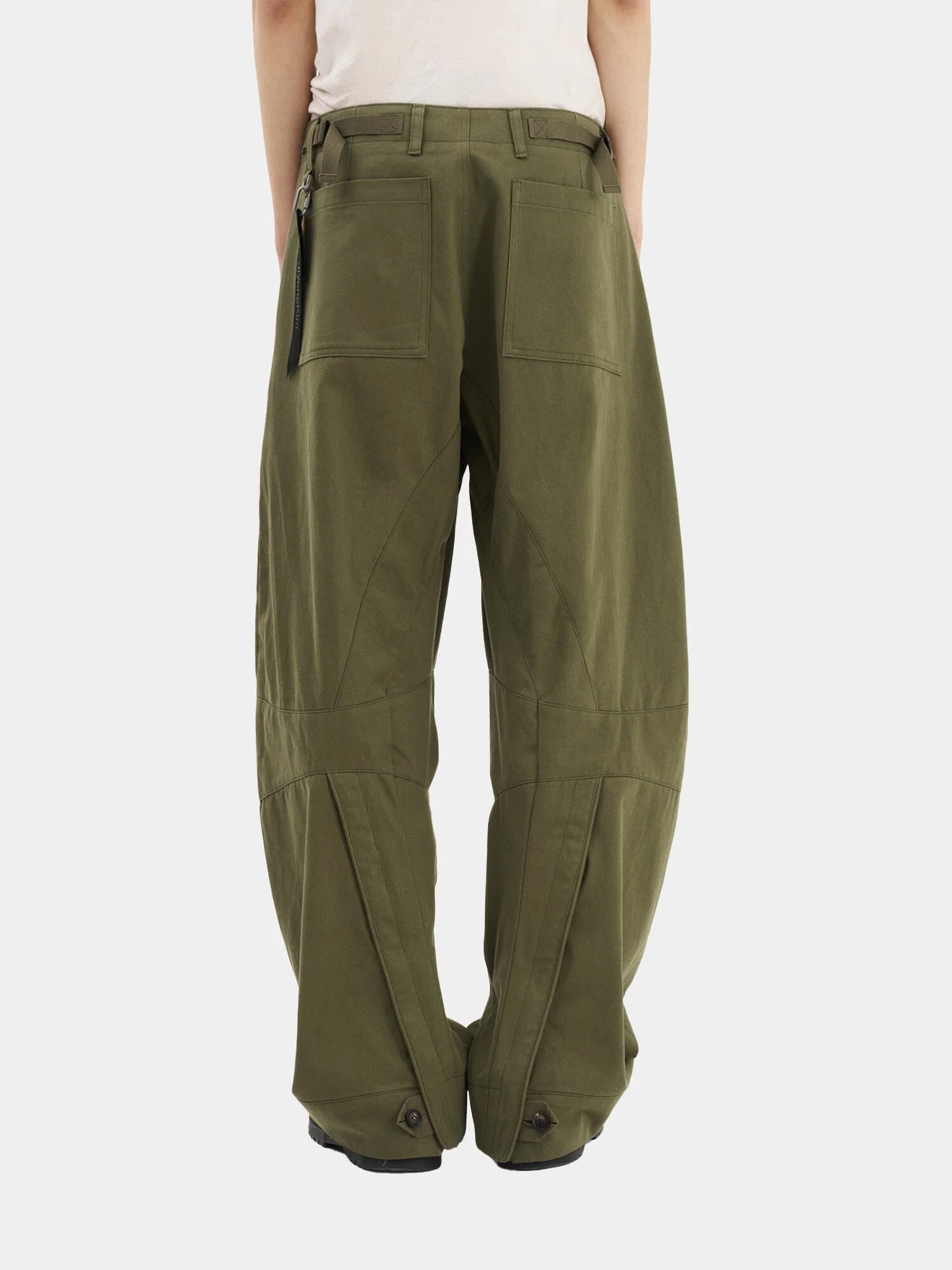 JIYONGKIM X ALPHA CURVED MULTI-POCKET TROUSERS - Image 7