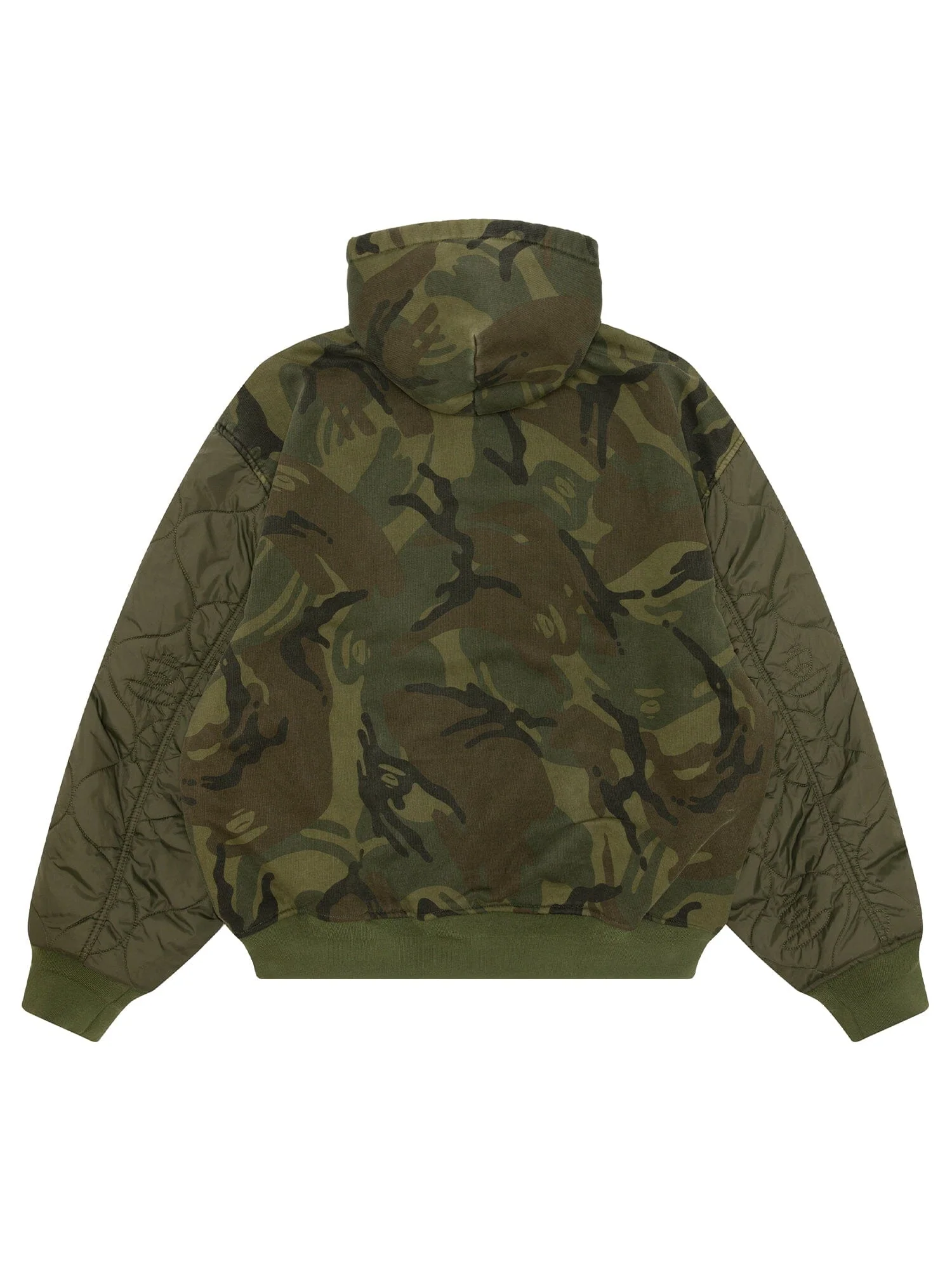AAPE X ALPHA REVERSIBLE PADDED MA-1 QUILTED JACKET - Image 3
