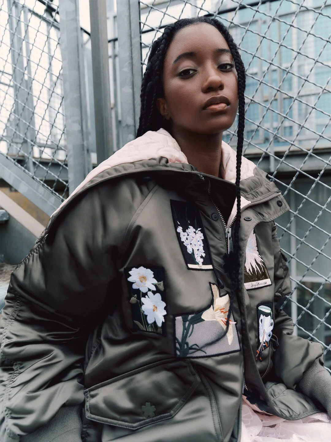 CECILIE BAHNSEN X ALPHA N-2B PATCH PARKA - Image 2