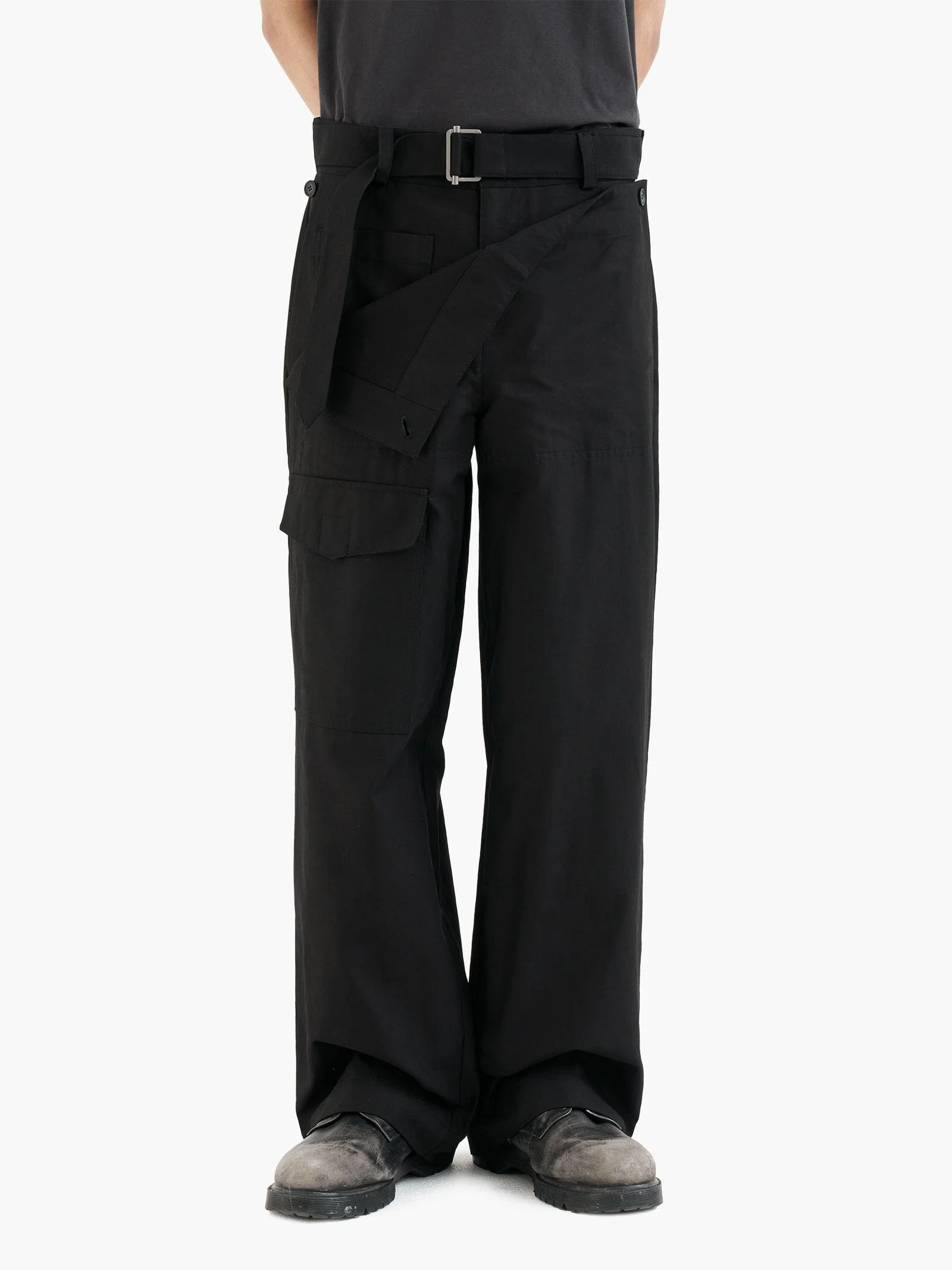 ALPHA X JIYONGKIM DOUBLE FRONT TROUSERS - Image 3