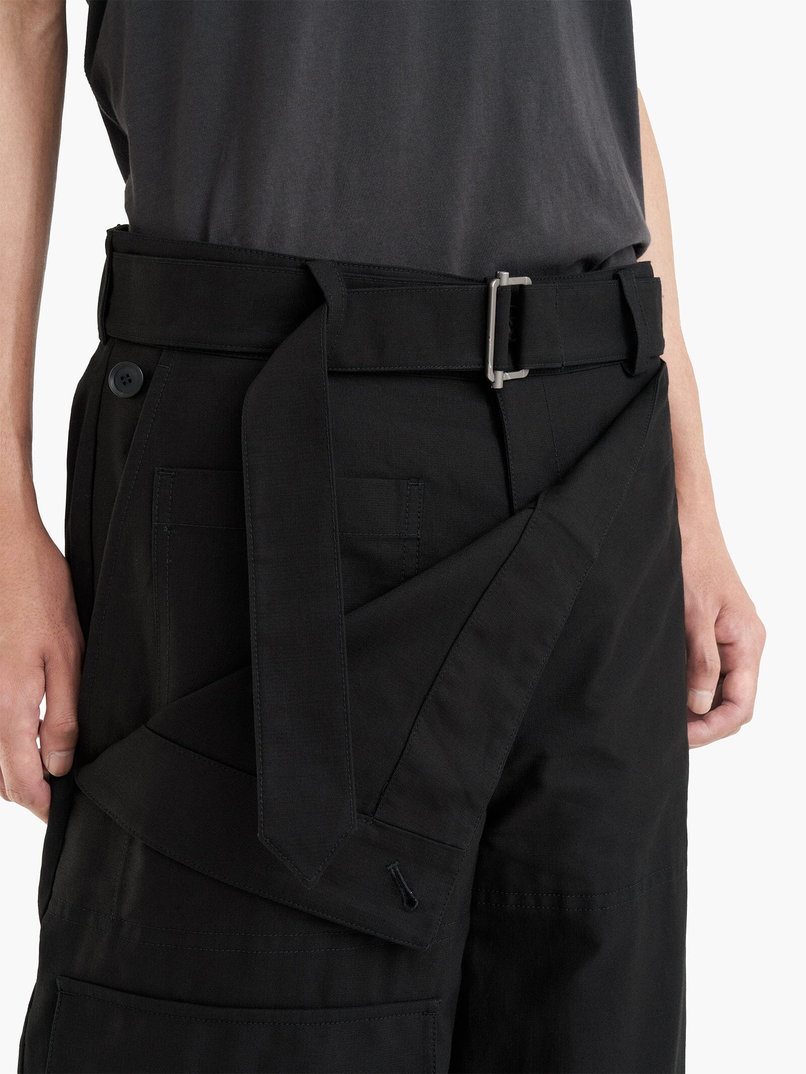 ALPHA X JIYONGKIM DOUBLE FRONT TROUSERS - Image 6