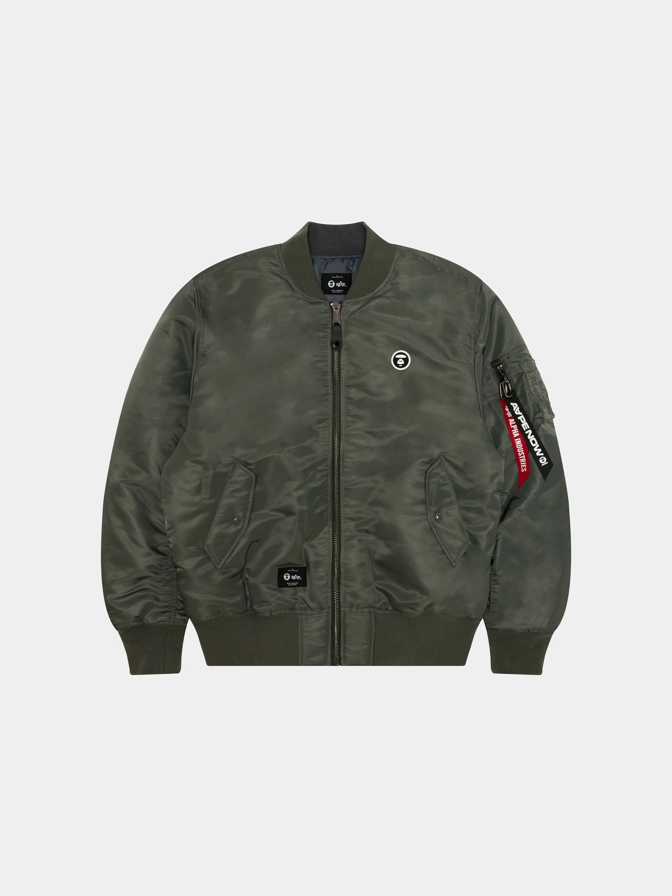 AAPE X ALPHA MA-1 BOMBER JACKET - Image 10