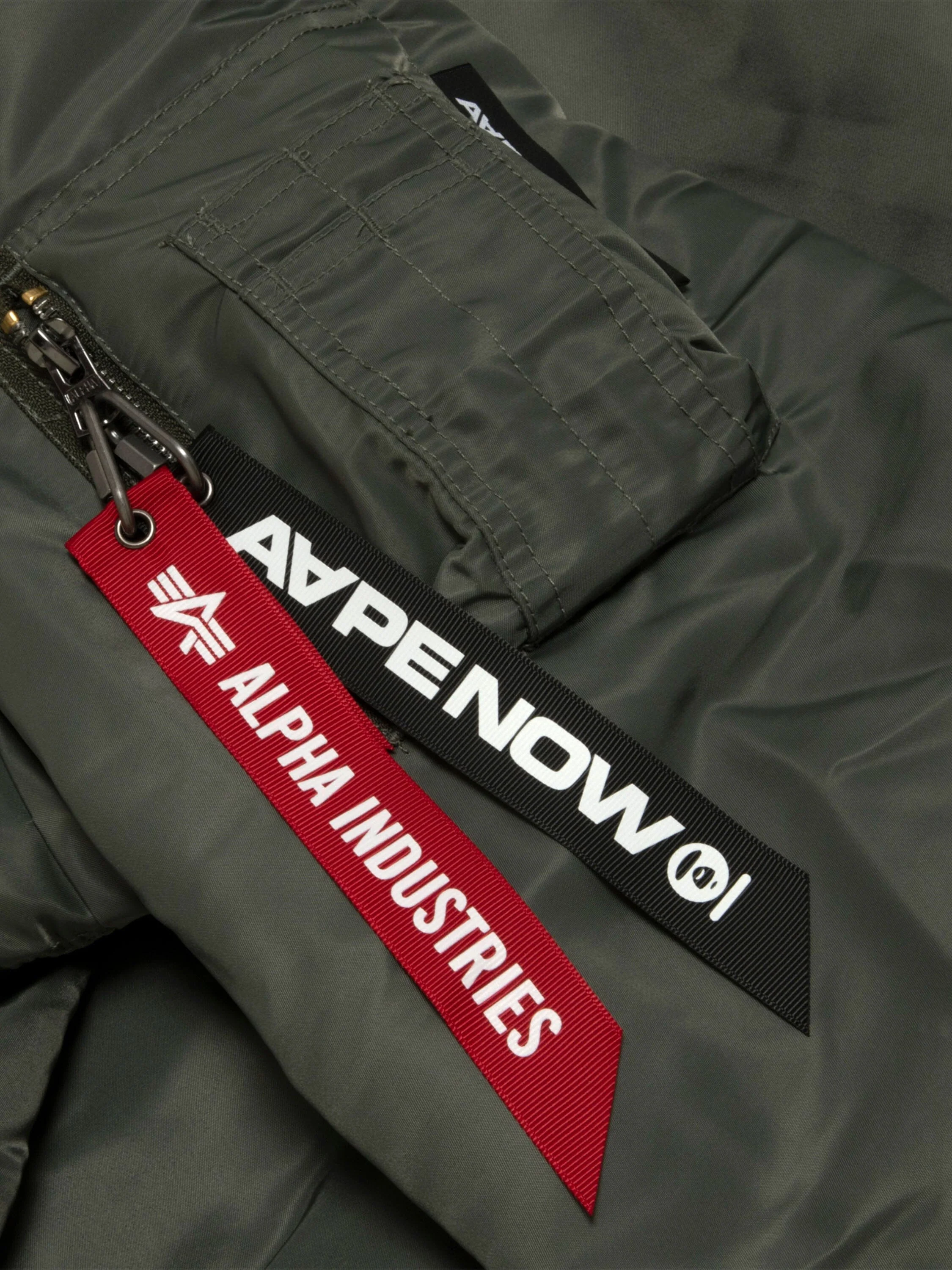AAPE X ALPHA MA-1 BOMBER JACKET - Image 13