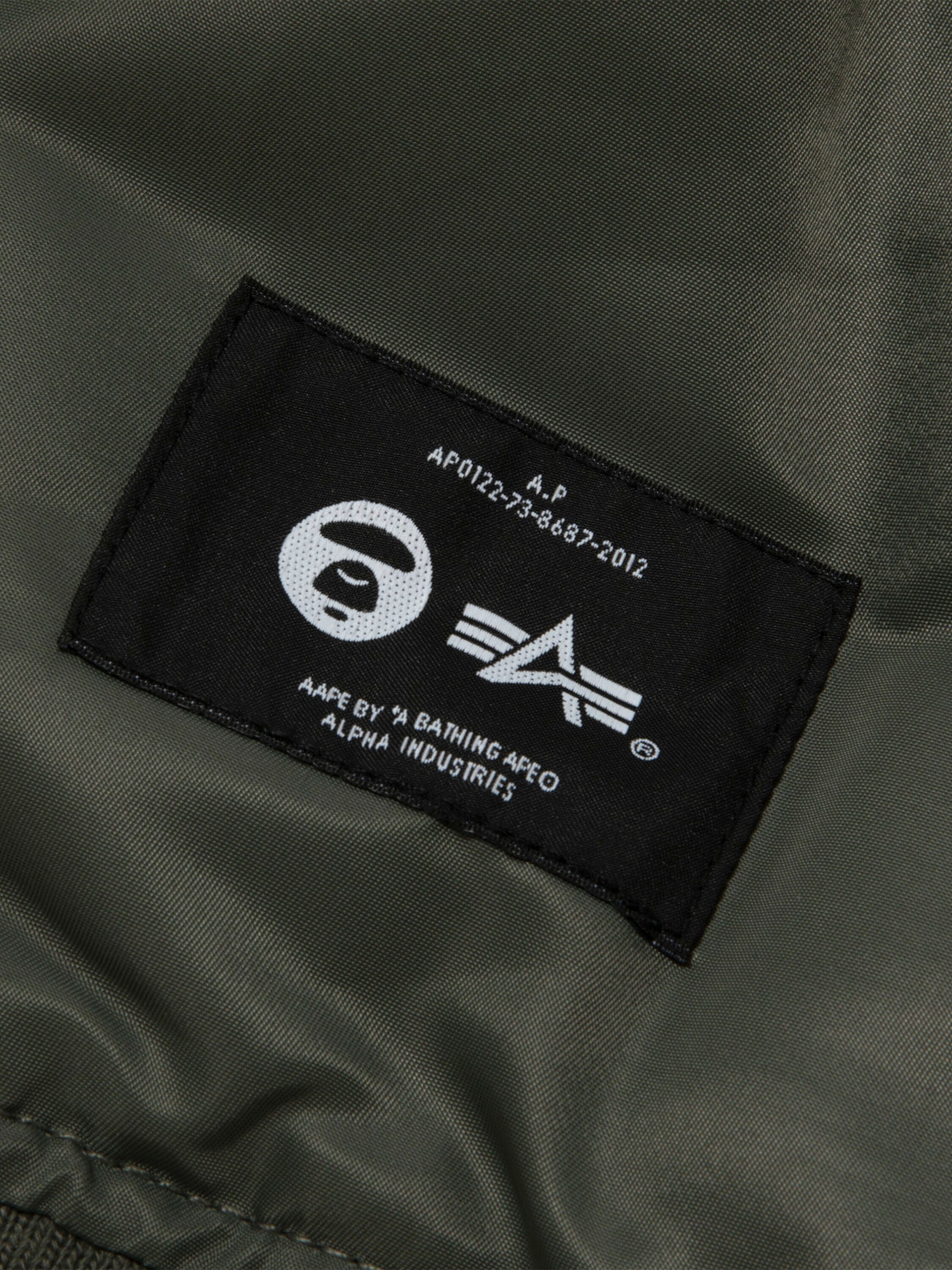 AAPE X ALPHA MA-1 BOMBER JACKET - Image 14