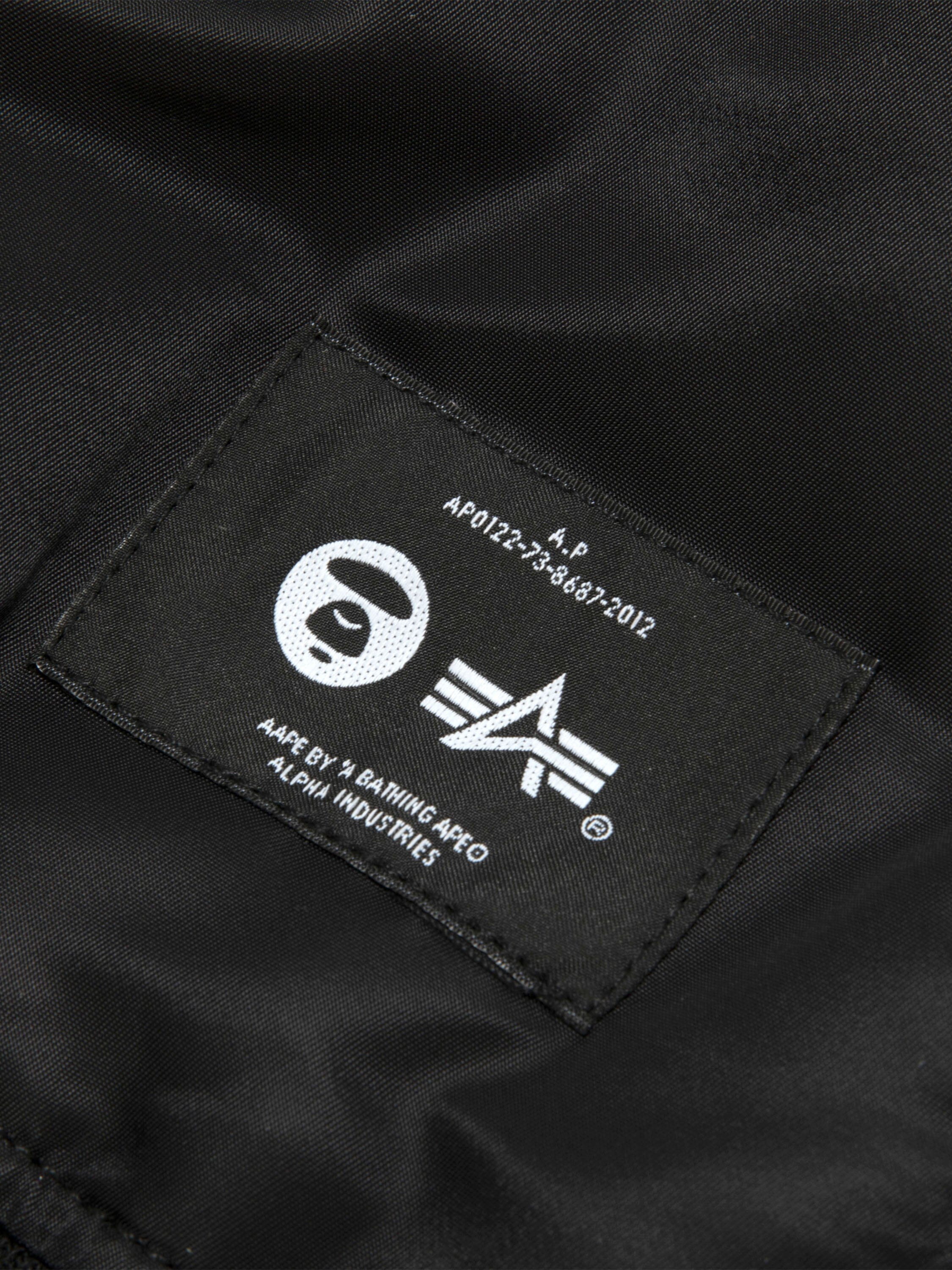 AAPE X ALPHA MA-1 BOMBER JACKET - Image 7
