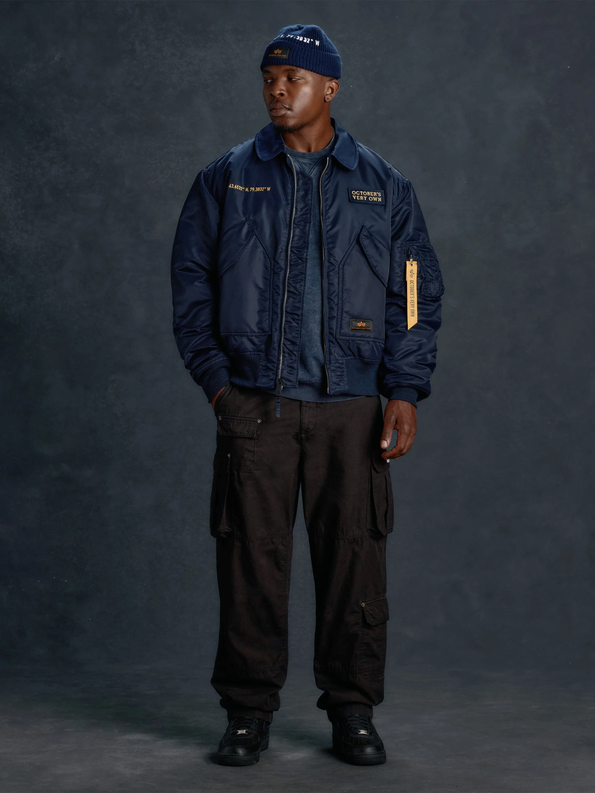 OVO x ALPHA CWU 45/P BOMBER JACKET - Image 12
