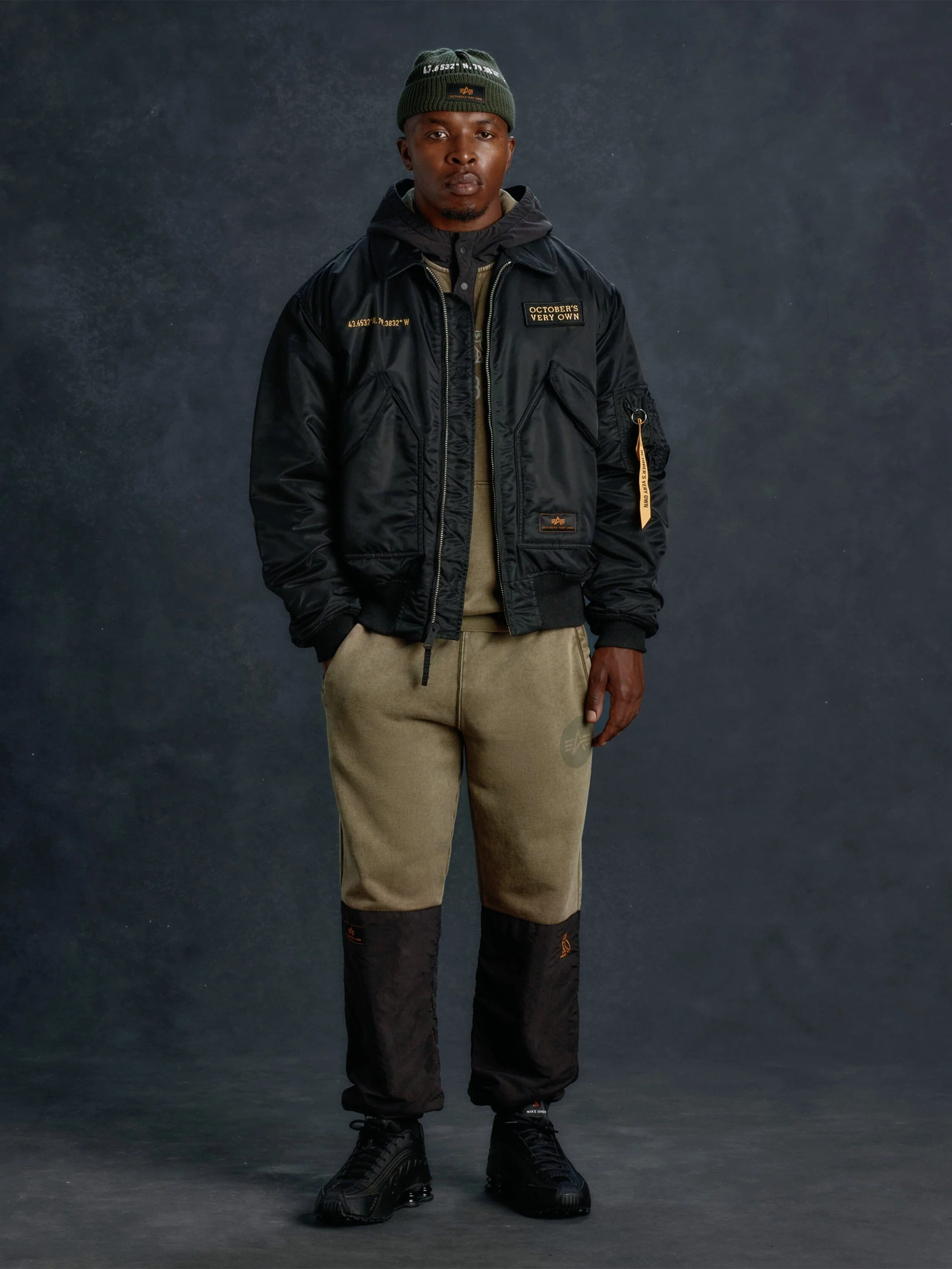 OVO x ALPHA CWU 45/P BOMBER JACKET - Image 3