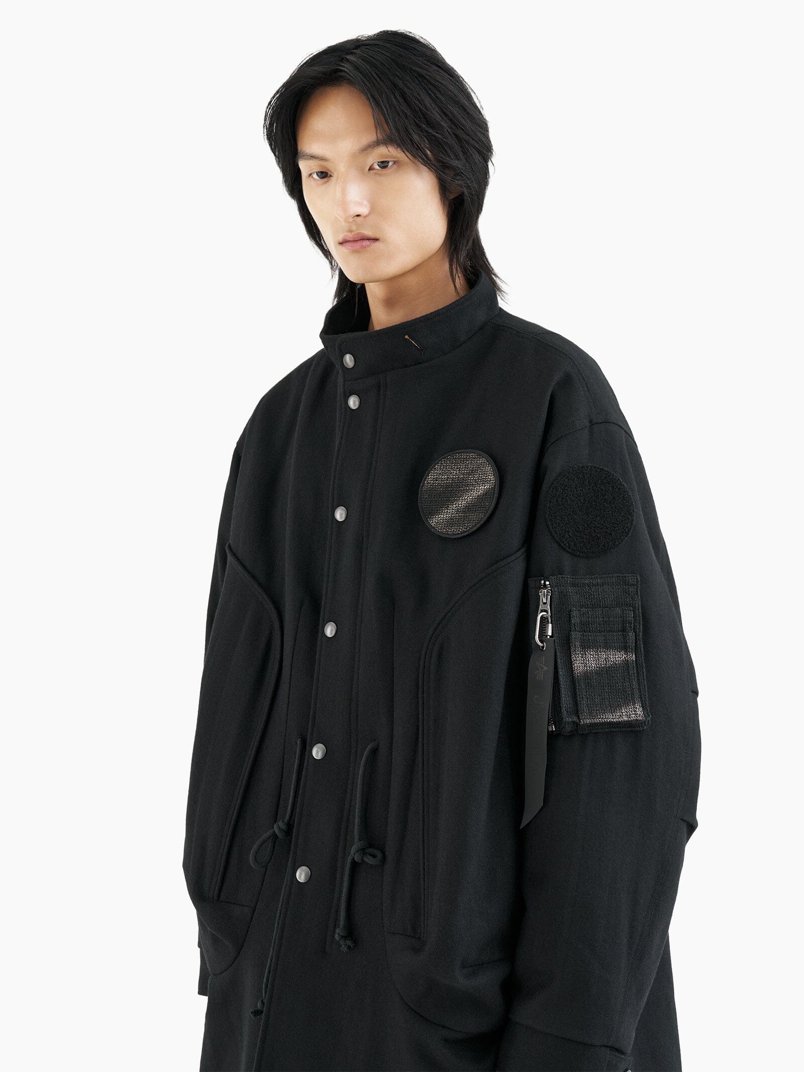 ALPHA X JIYONGKIM SUN-BLEACHED FISHTAIL COAT - Image 10