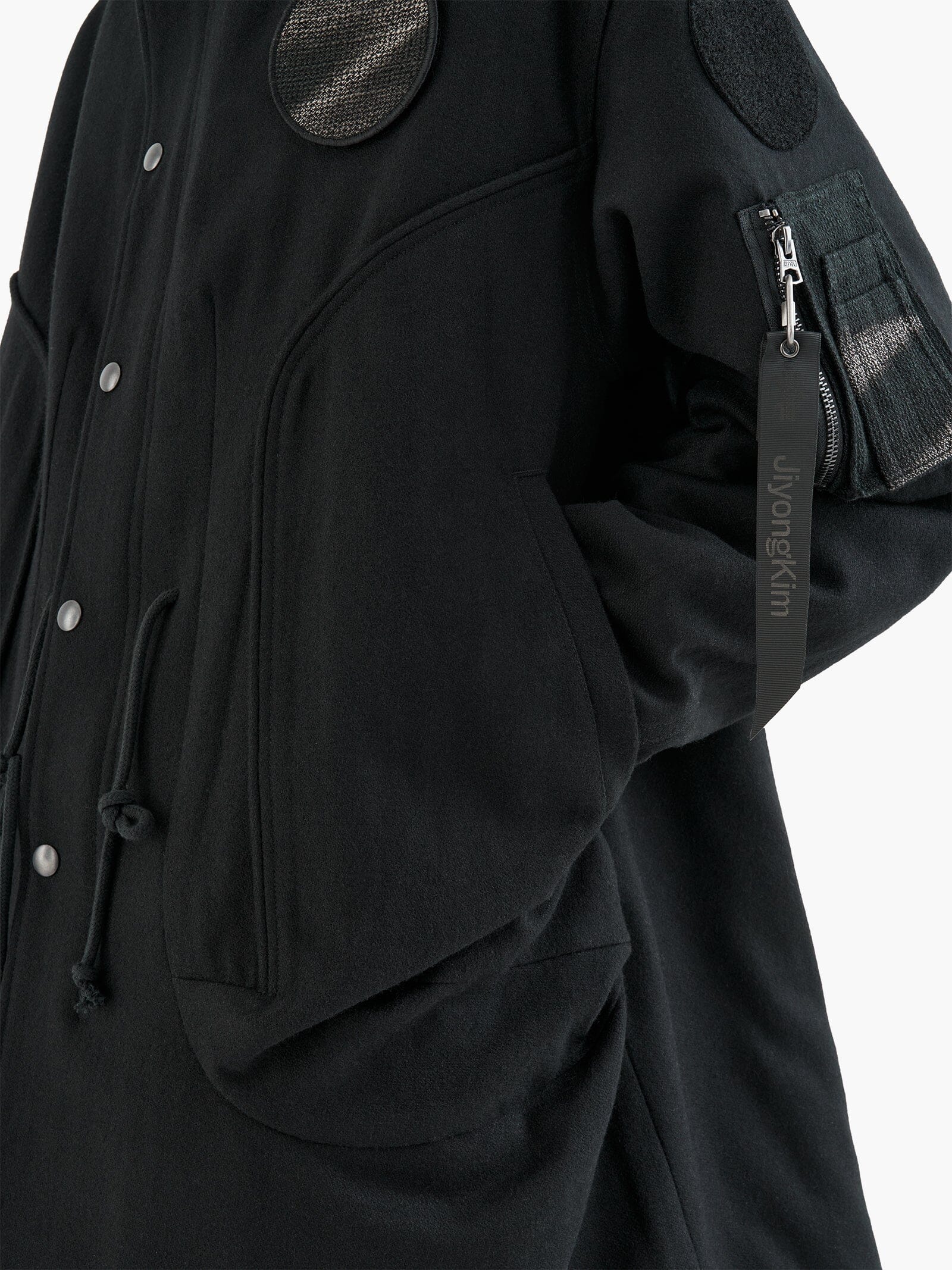 ALPHA X JIYONGKIM SUN-BLEACHED FISHTAIL COAT - Image 12