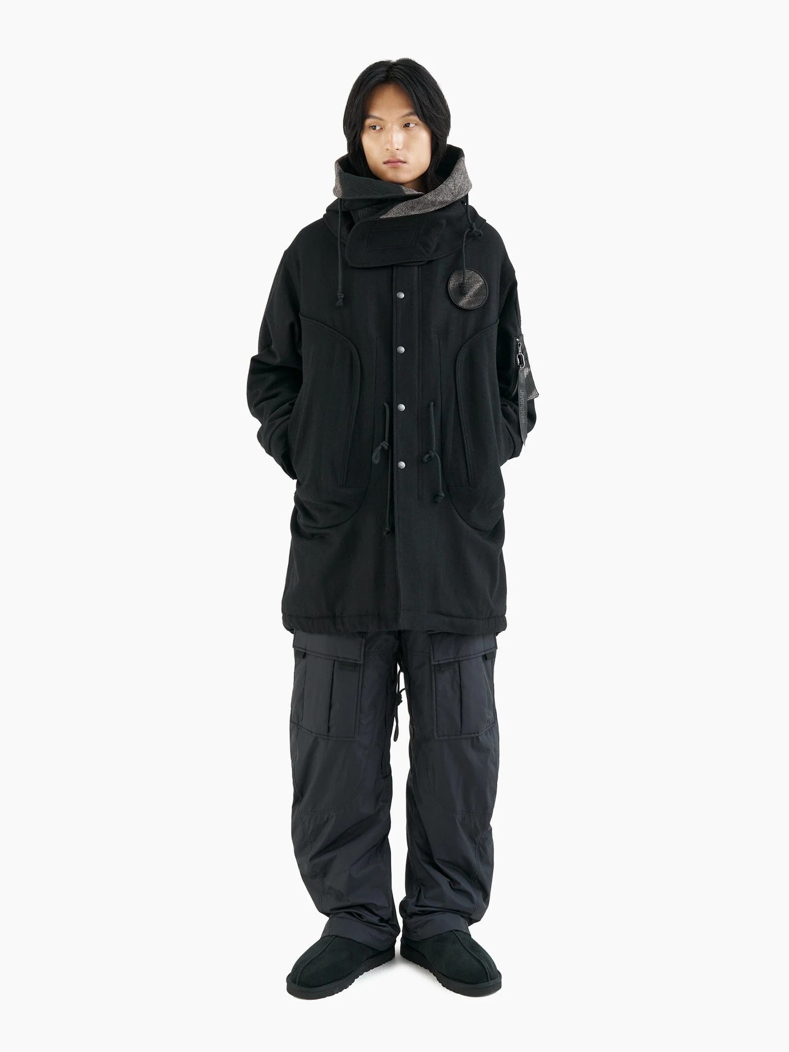 ALPHA X JIYONGKIM SUN-BLEACHED FISHTAIL COAT - Image 14