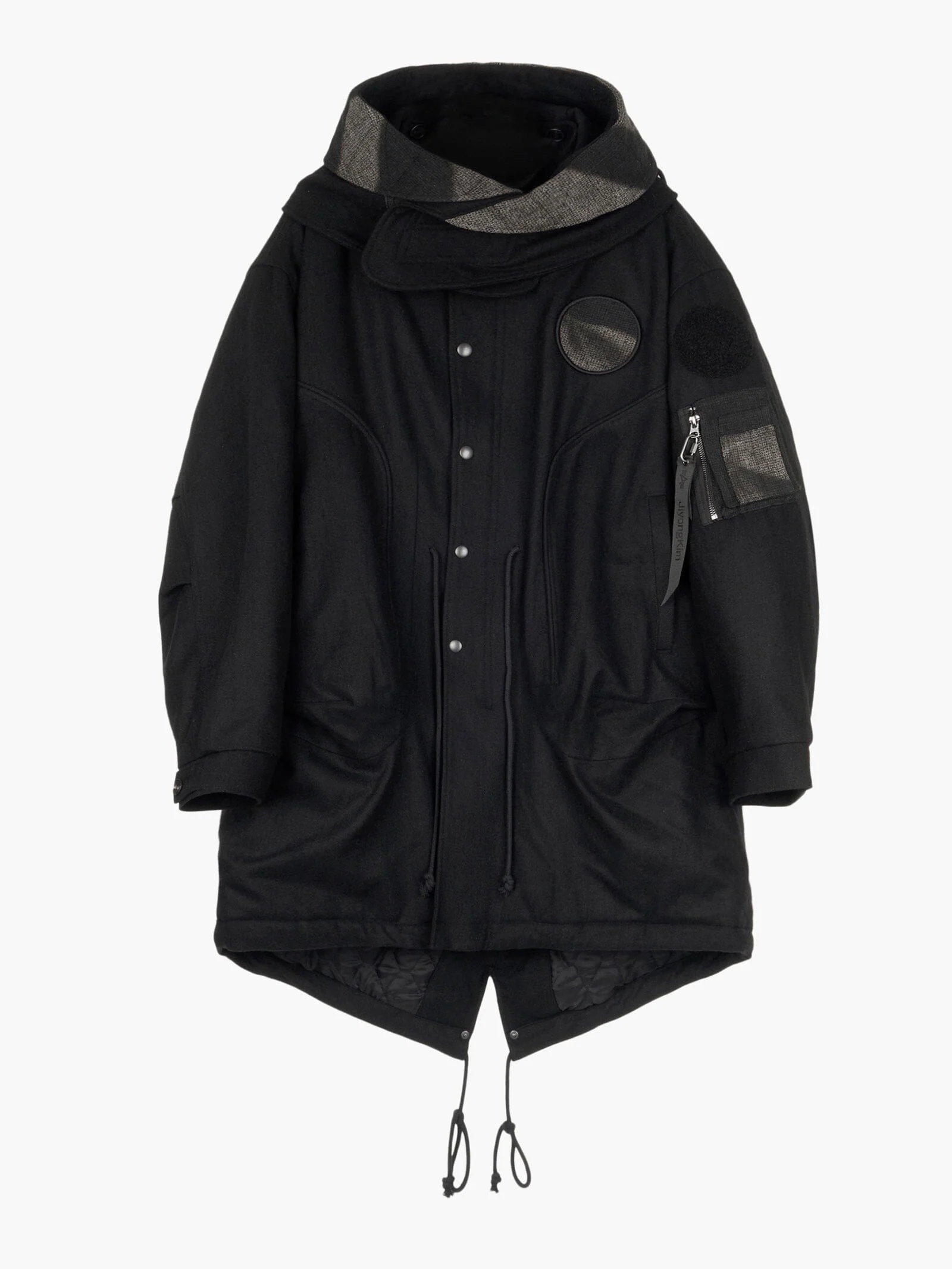 ALPHA X JIYONGKIM SUN-BLEACHED FISHTAIL COAT - Image 3