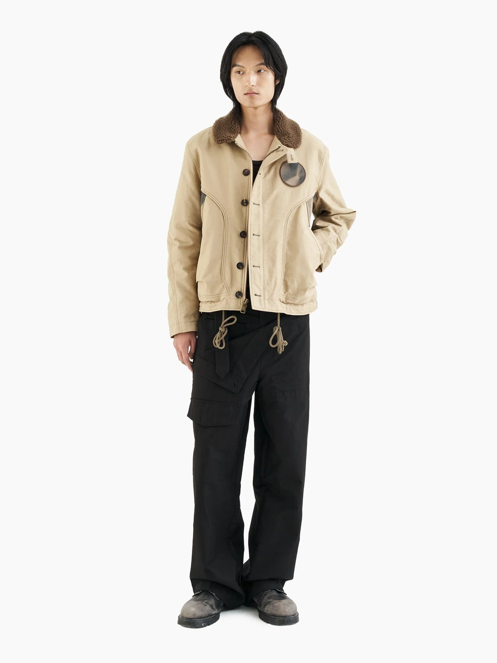ALPHA  X JIYONGKIM SUN-BLEACHED DECK JACKET - Image 13