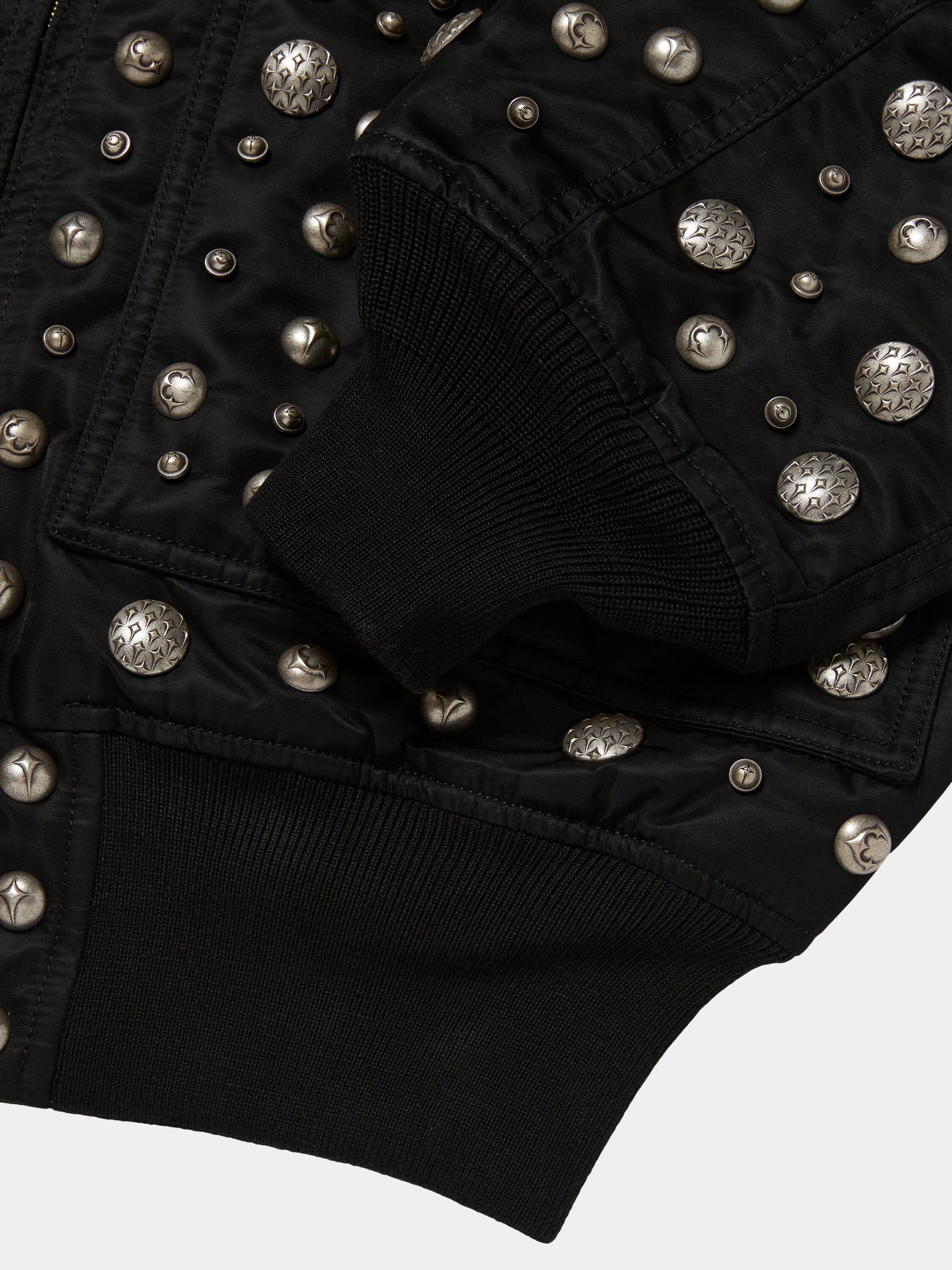 THUG CLUB X ALPHA CWU 45/P ALL OVER RIVET JACKET - Image 9