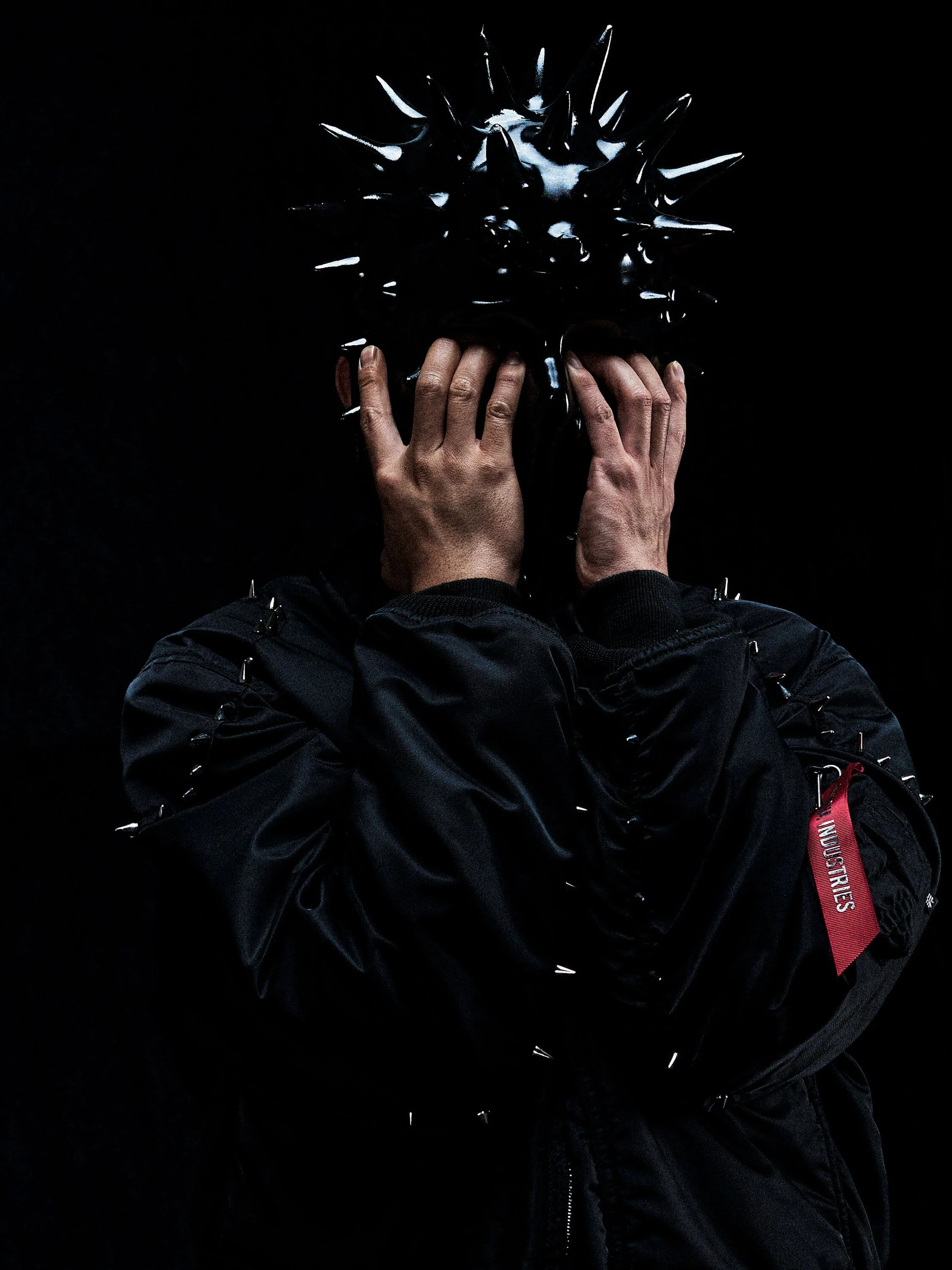 THUG CLUB X ALPHA CWU 45/P STUDDED JACKET - Image 4