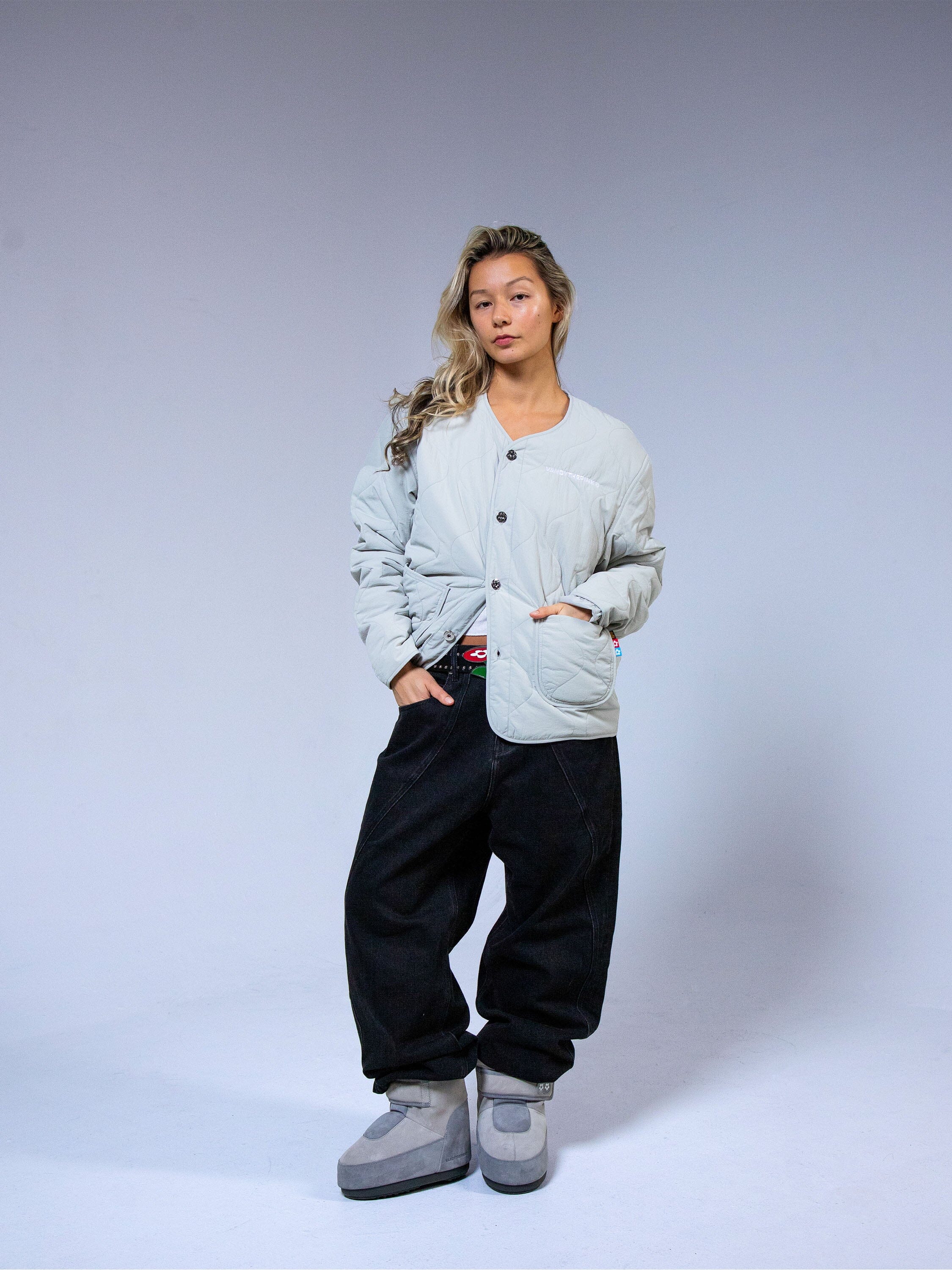VANDY THE PINK X ALPHA INDUSTRIES LINER JACKET - Image 3
