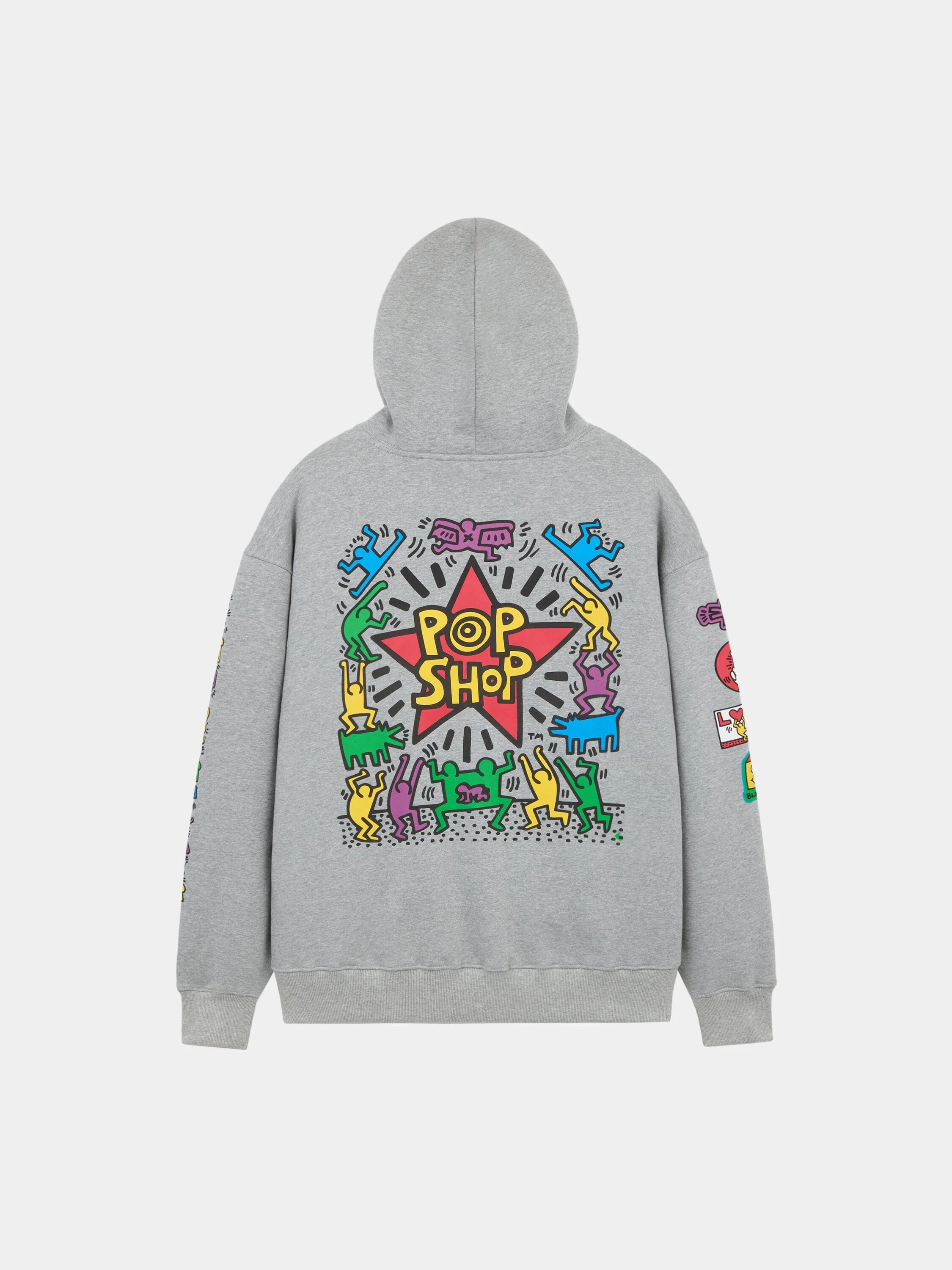 KEITH HARING X ALPHA POP SHOP GRAPHIC HOODIE - Image 8