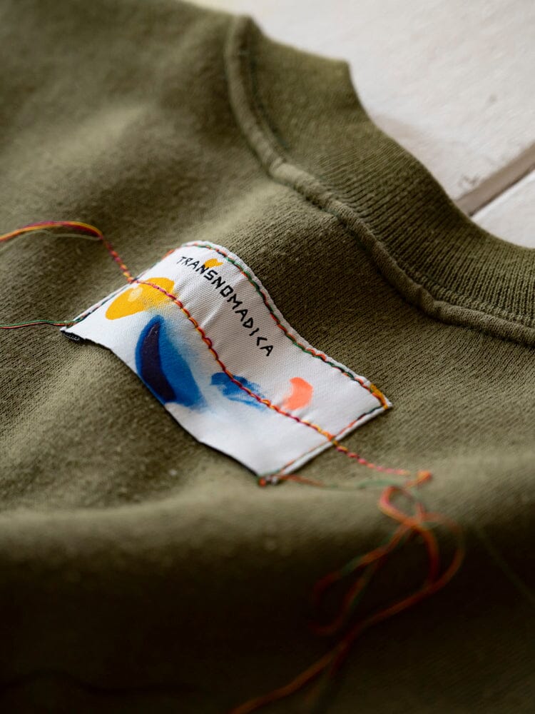 TRANSNOMADICA X ALPHA UPCYCLED USMC SWEATSHIRT - Image 3