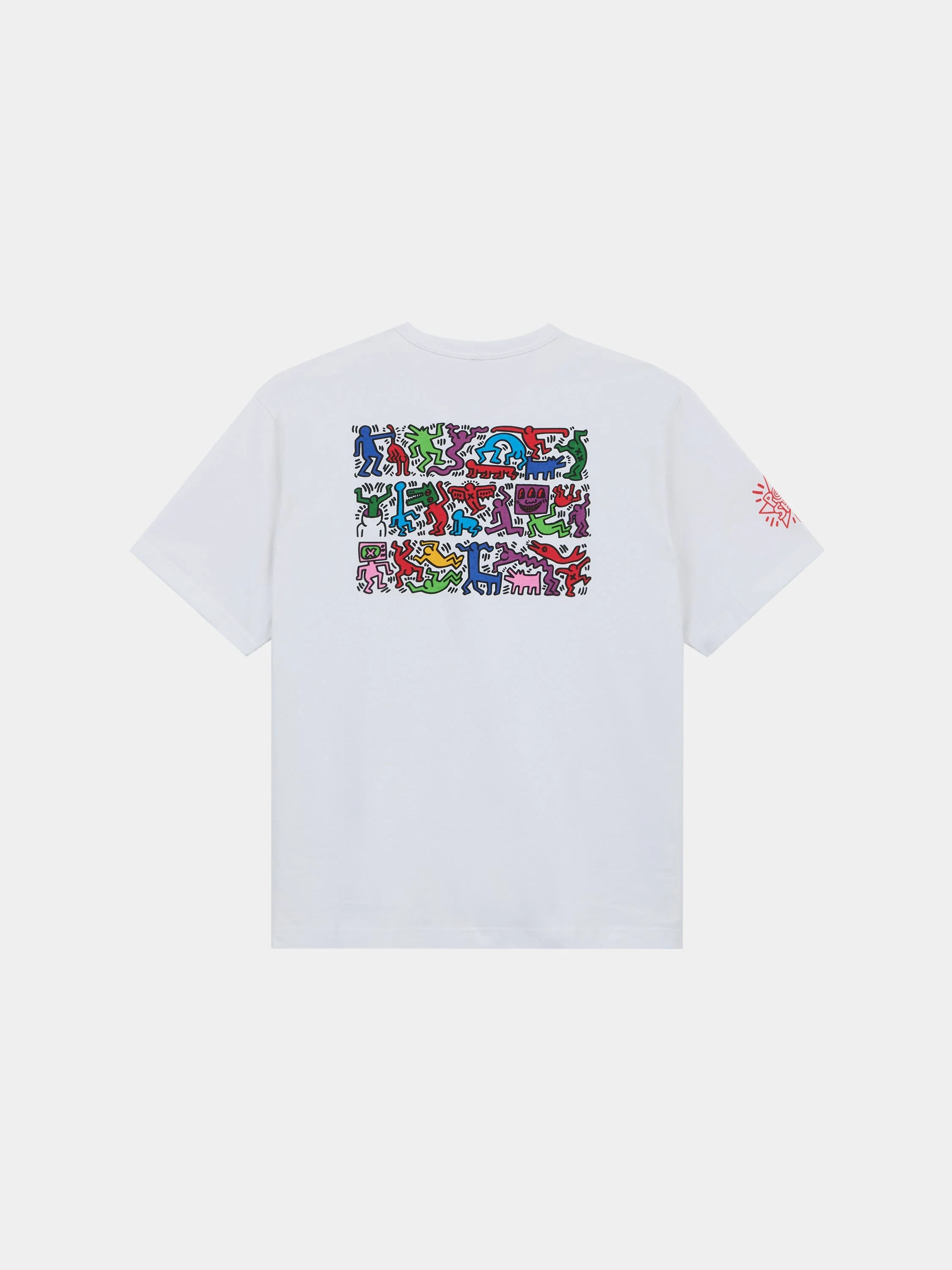 KEITH HARING X ALPHA GRAPHIC TEE "HEART MAN" - Image 12
